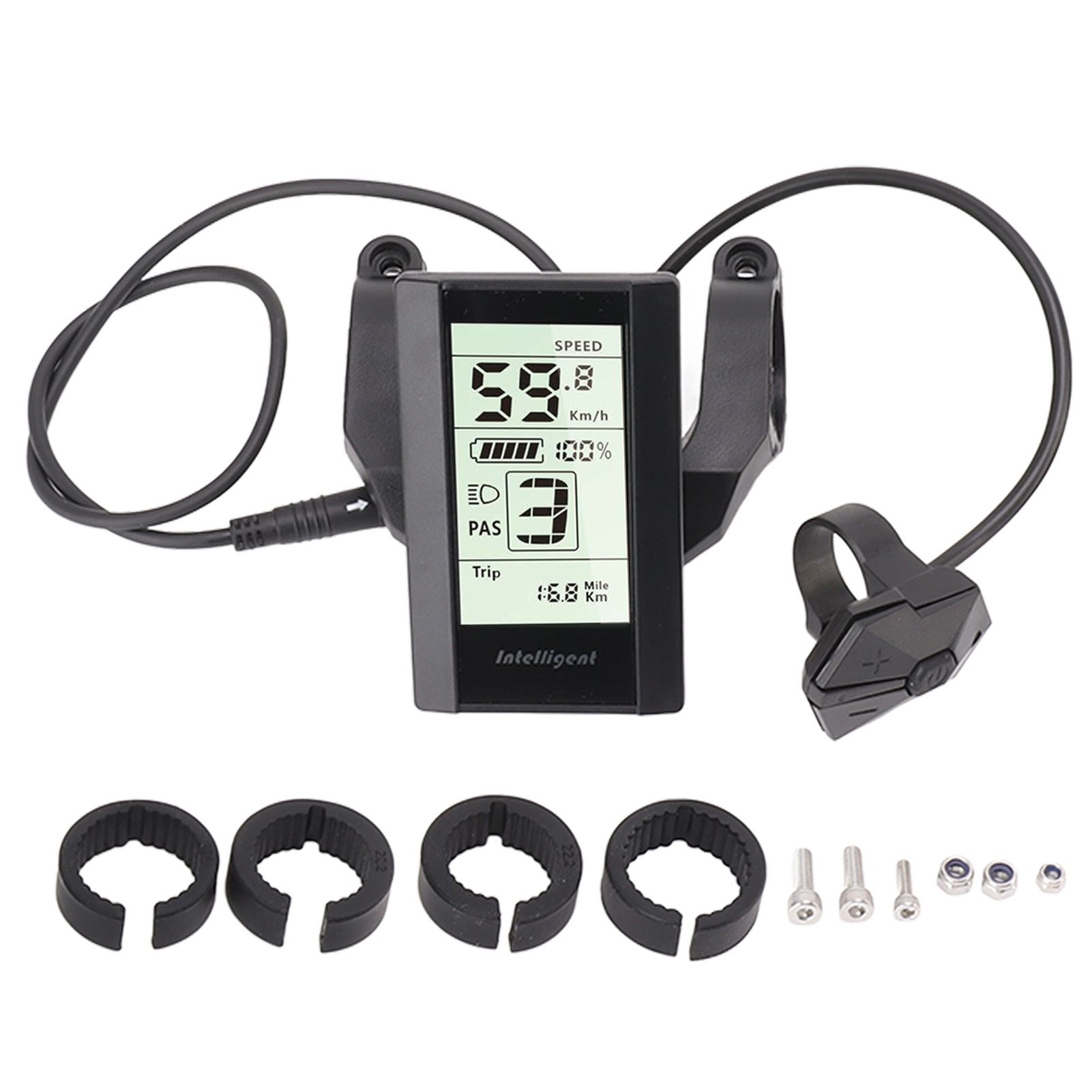 800s Lcd-bildschirm 24v-52v, Kompatibel Mit Bafang-controller Für Elektrofahrräder