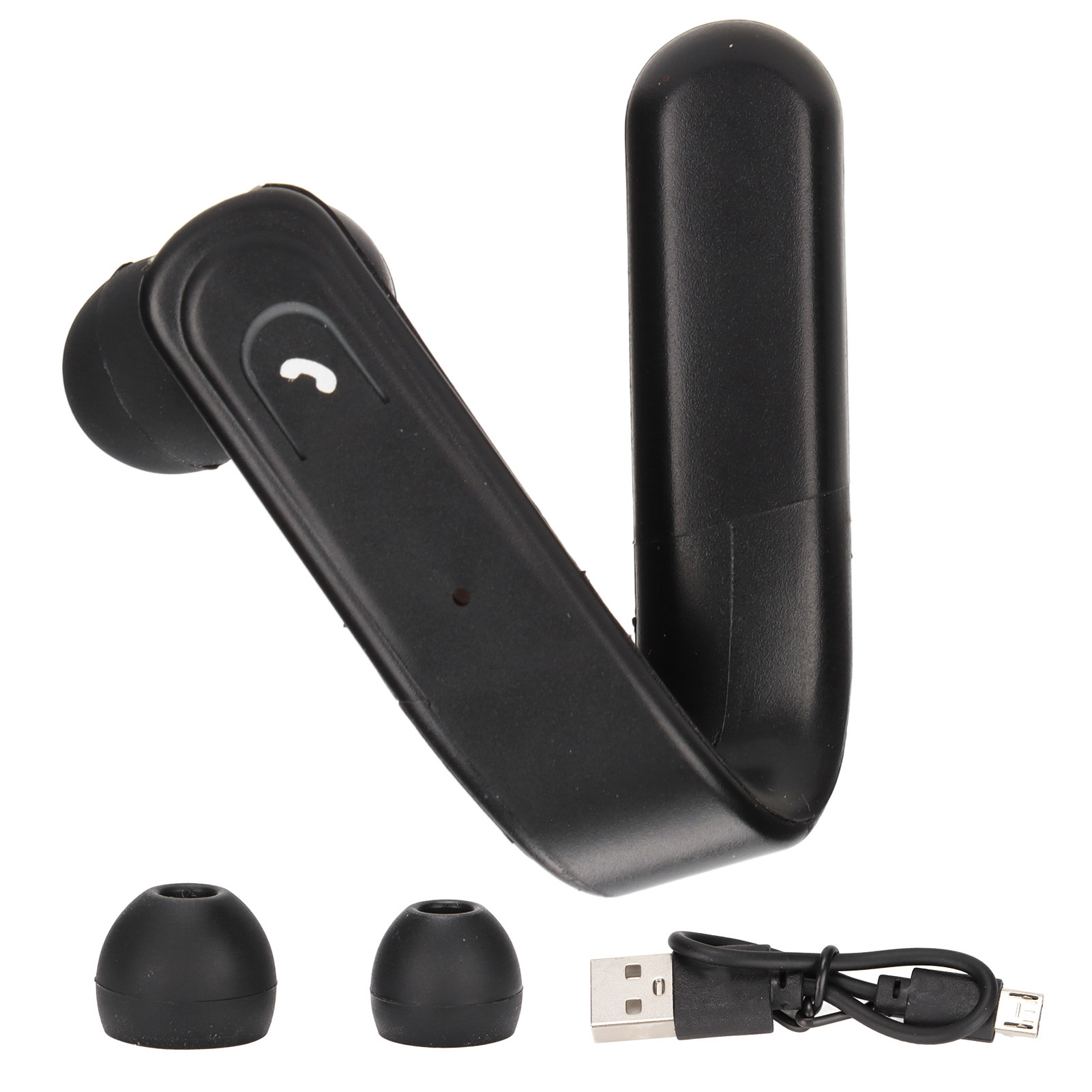 Bluetooth V5.1 Mono-freisprech-headset Für Telefonieren, Autofahren Und Sport