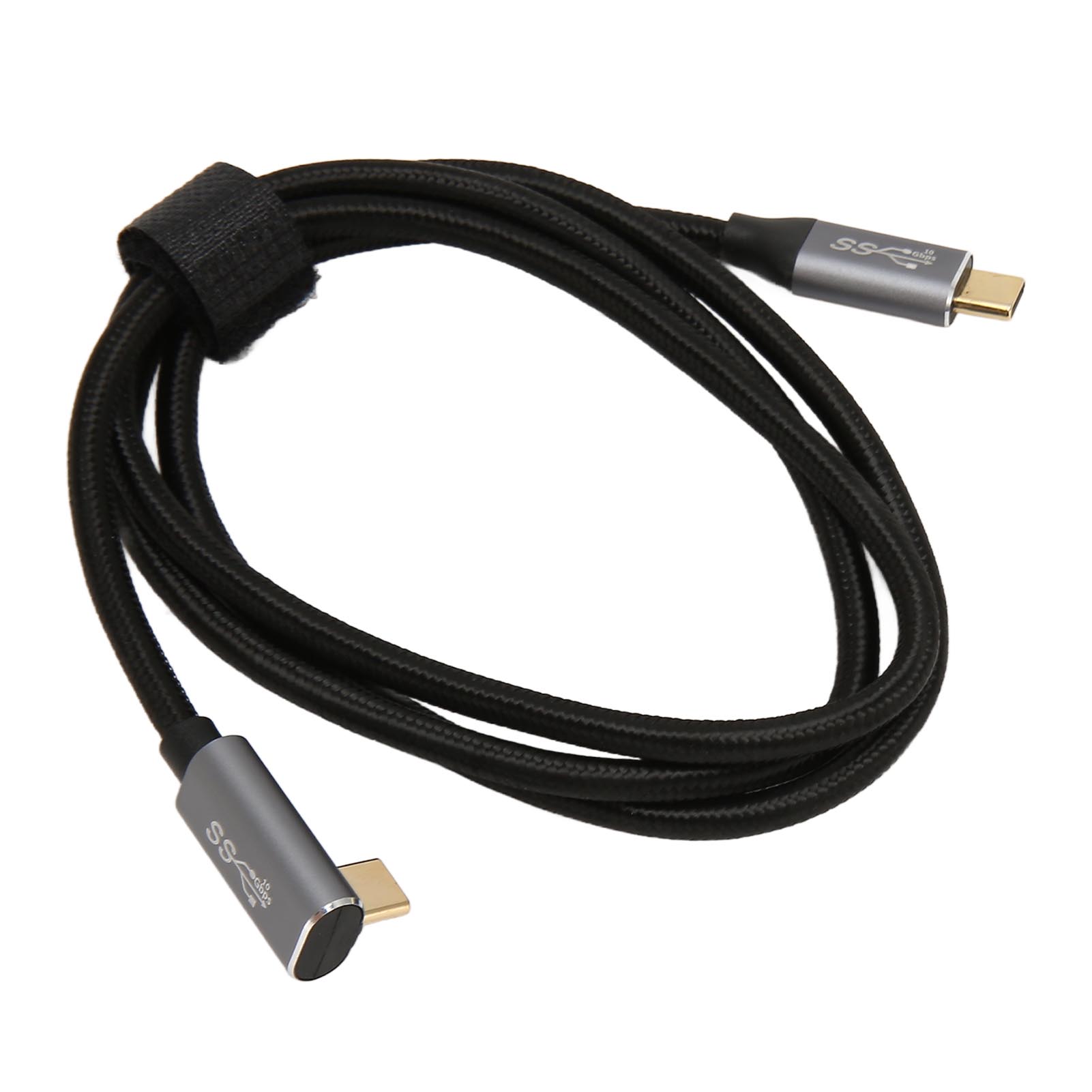 90°-usb-c-kabel, 100 W, Usb 3.1 Gen2, 10 Gbit/s Für Steam Deck, 150 Cm