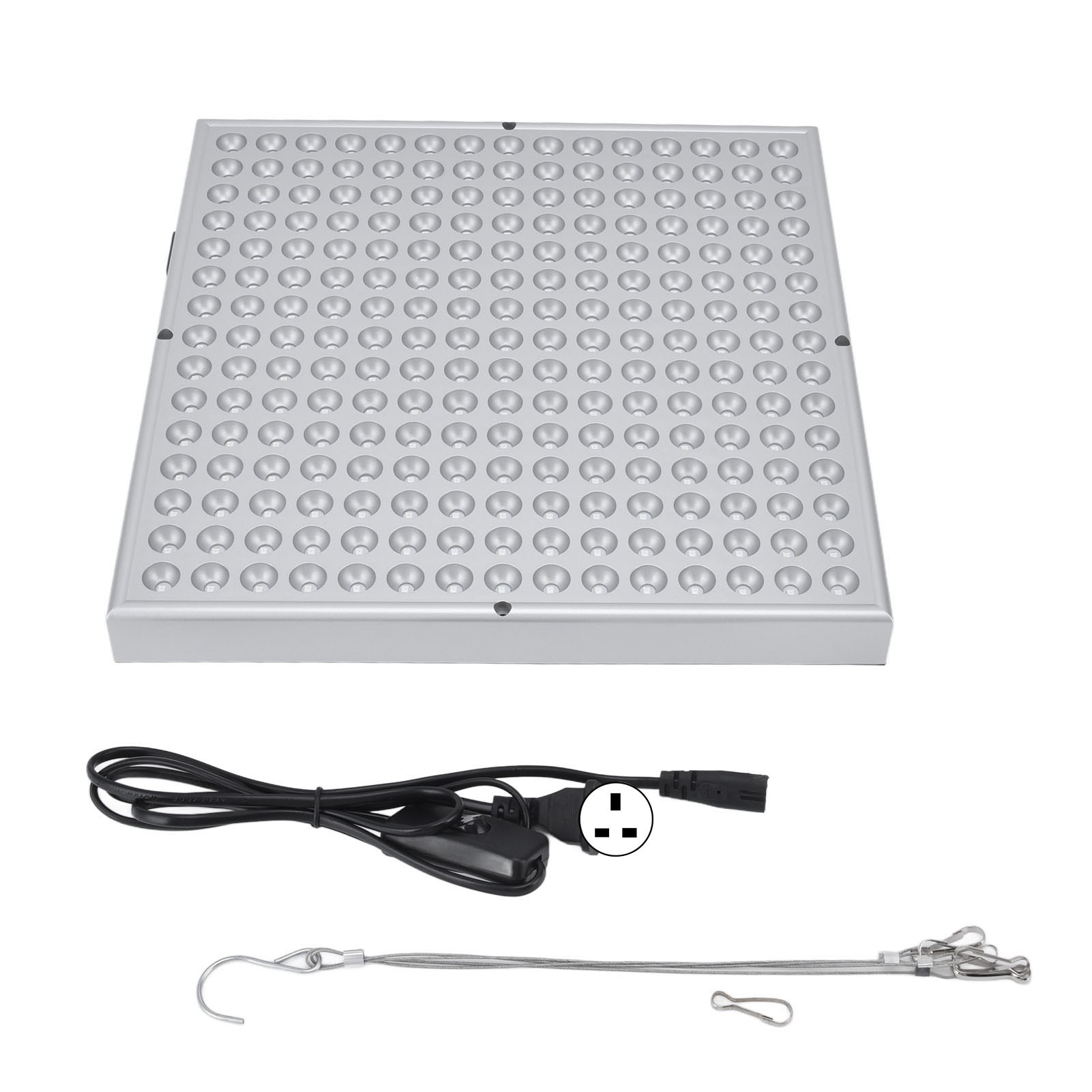 45-w-rotlichttherapie-panel Mit 225 Leds (660 Nm Rot Und 850 Nm Infrarot), Gerät Für Die Gesichts- Und Körperpflege, Wechselstrom 100–240 V Mit Uk-stecker