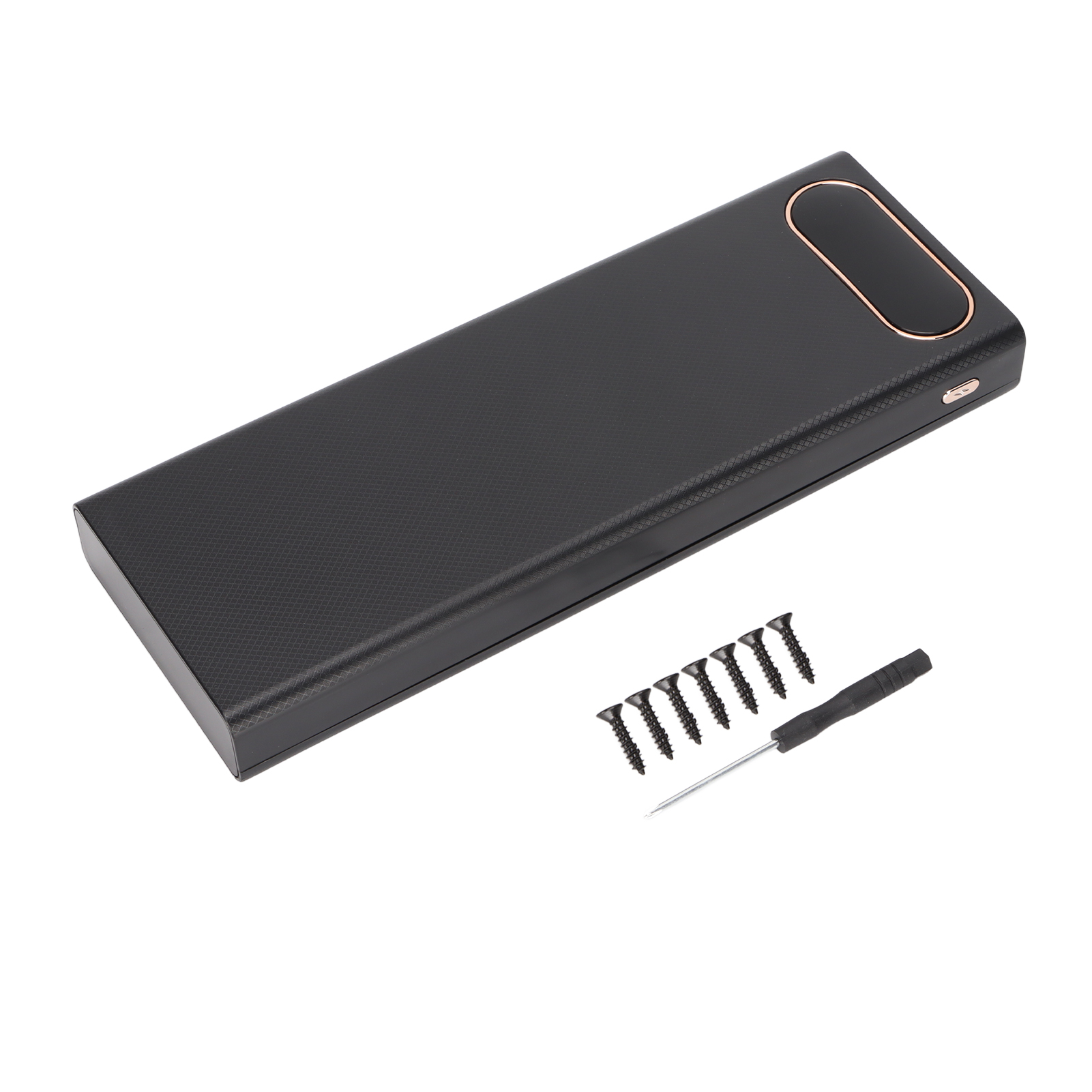 Lötfreies 18650-akkugehäuse Mit Lcd-bildschirm, Diy-powerbank Für Unterwegs Zur Aufbewahrung