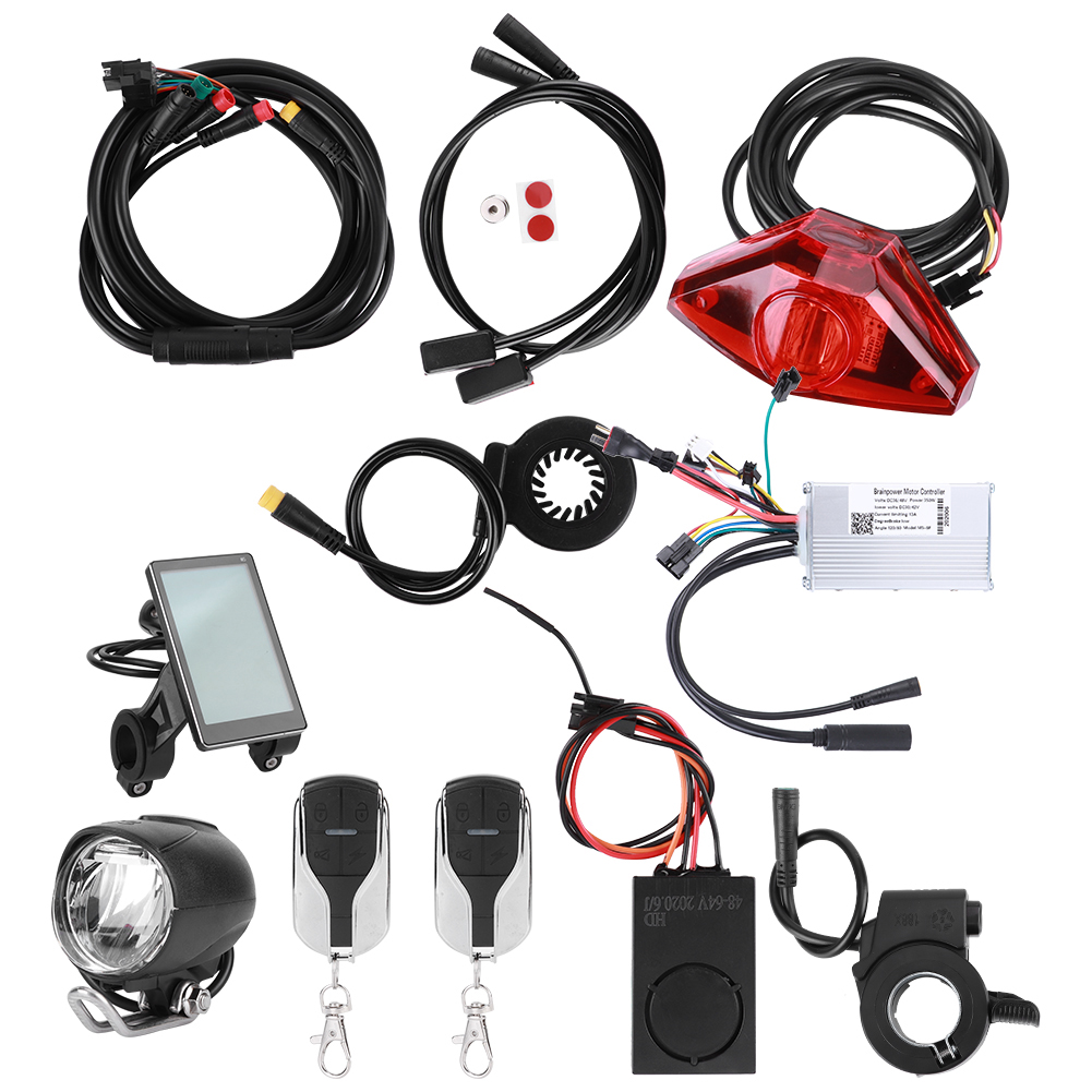 Elektrisches Mountainbike-unterstützungssystem Mit Wasserdichtem Controller Und Computer