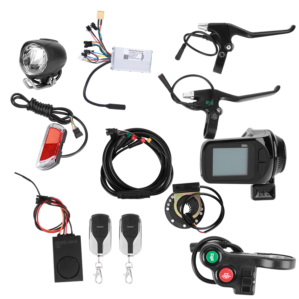Wasserdichtes Kabelset Für Elektrofahrräder, 886 Daumenschalthebel-modifikationszubehör Für E-bikes Und Mountainbikes