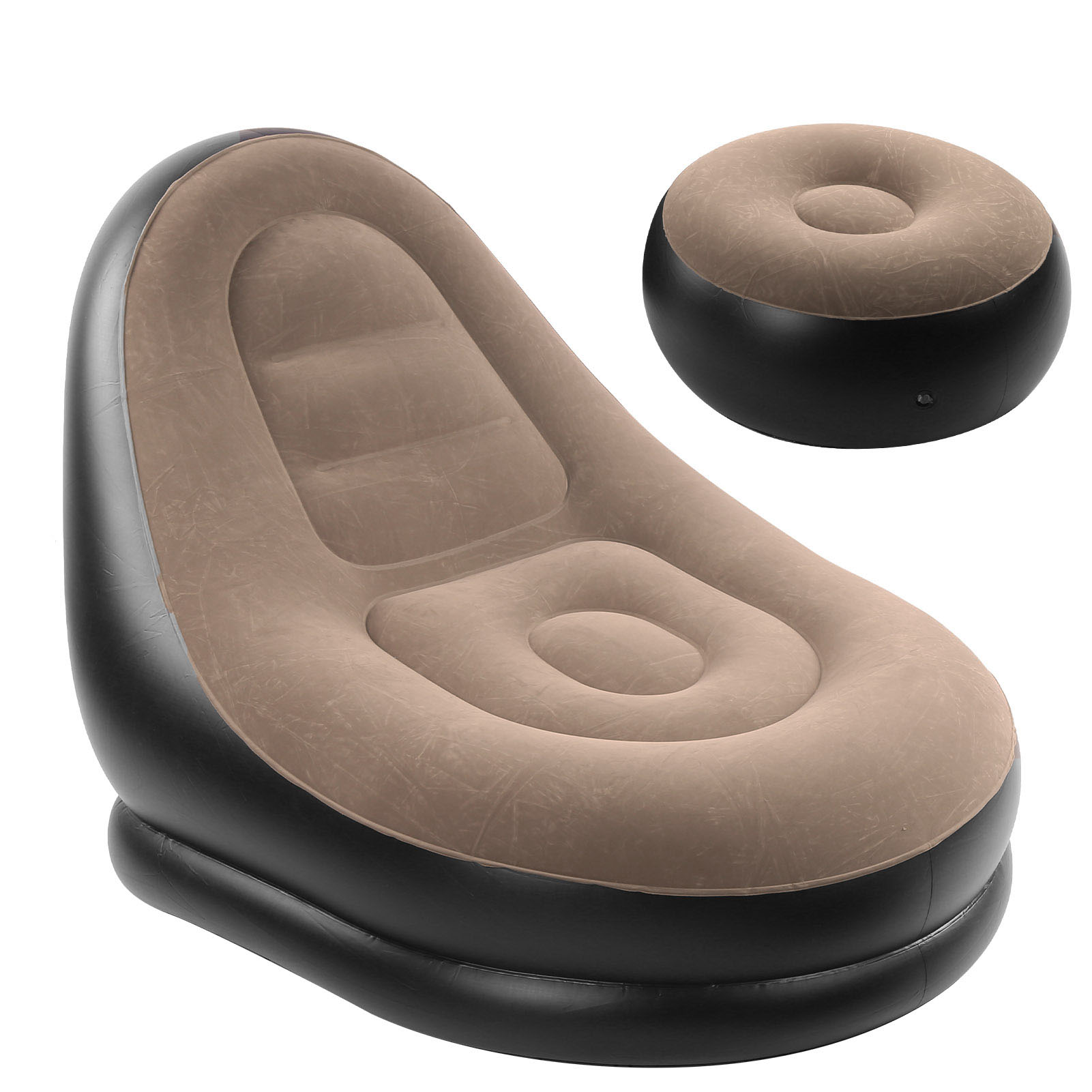 Bequemes, Tragbares Und Leicht Aufzublasendes/entleerendes Aufblasbares Outdoor-sofa