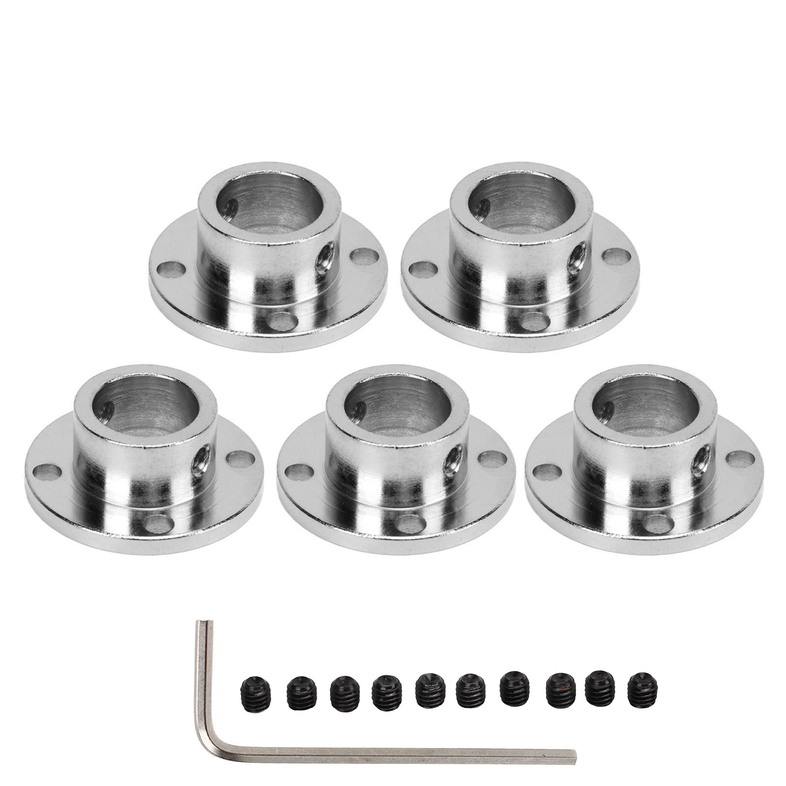 Stück 14-mm-starrwellenkupplungen Mit Flansch Für Rc-modellmotoren Und Diy-projekte, Achsenbefestigungsteile