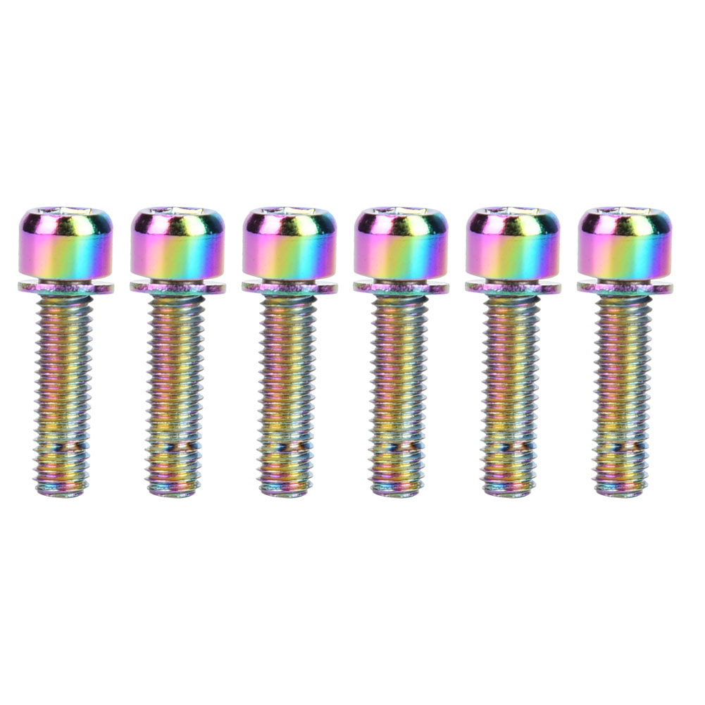 Stück M5x25mm Titanlegierungsschrauben Für Fahrrad-wasserflaschenhalter-zubehör (farben)
