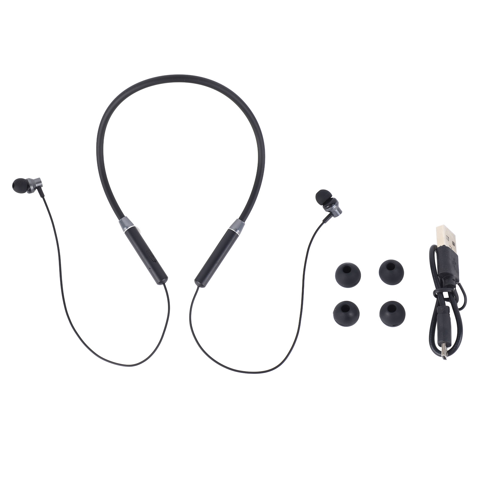 Bluetooth-sportkopfhörer Mit Nackenbügel, Geräuschunterdrückung, Hd-anrufen, Stereo-sound, Leichtem Gewicht Und Kabellosen Ohrhörern Für Sport
