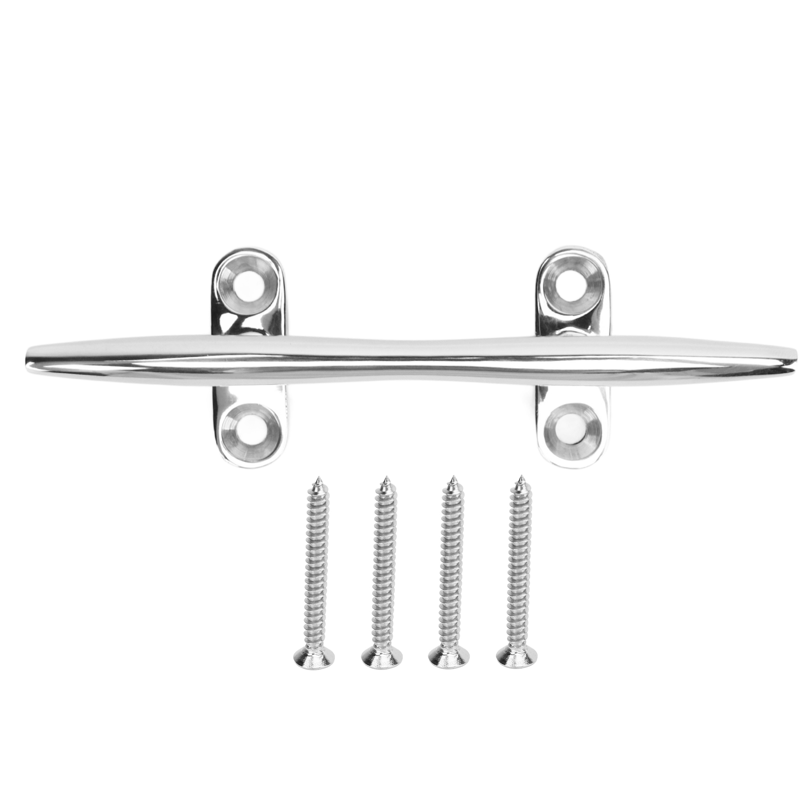 Hochleistungsfähige Bootsklampe Aus Edelstahl 316 Mit Befestigungsschraube, Für Bootsdeck Und Steg, Offene Basis, 5 Zoll.