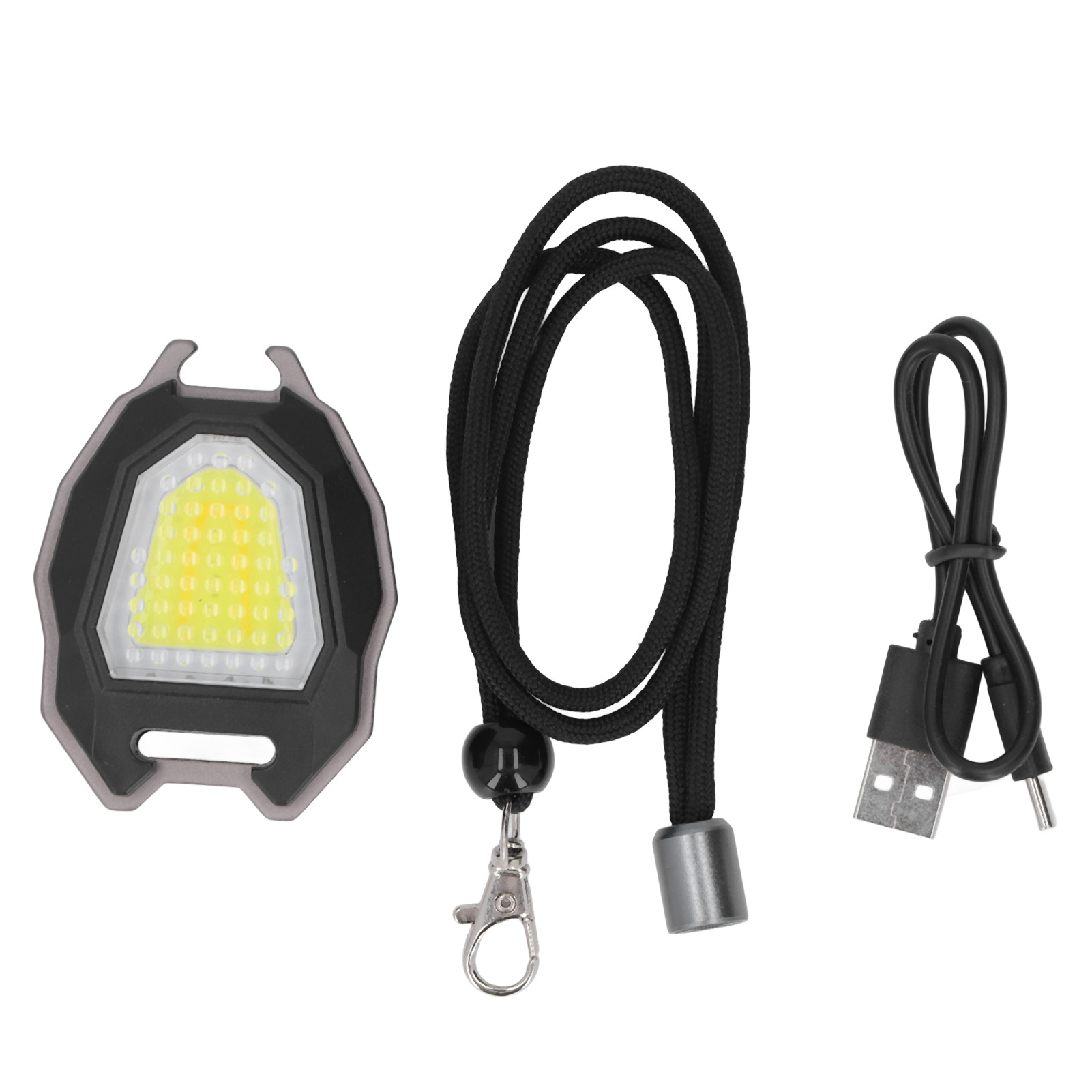 Wiederaufladbare Cob-taschenlampe Per Usb, 4 Leuchtmodi, Wasserdicht, Magnetischer Zigarettenanzünderadapter, Kompakt Und Tragbar