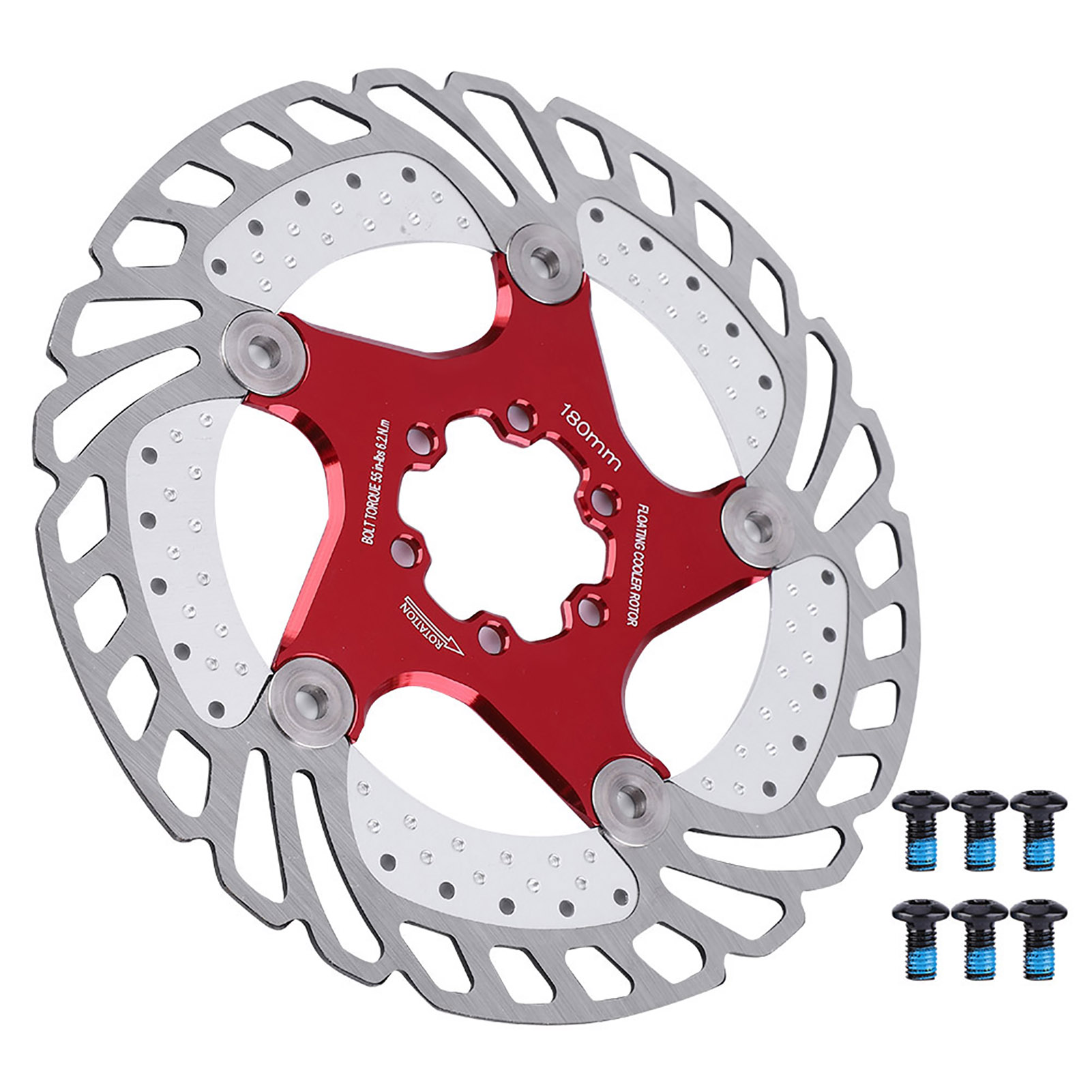 Schwimmend Gelagerte Bremsscheibe Aus Edelstahl Für Fahrräder (180 Mm) – Optimale Kühlung
