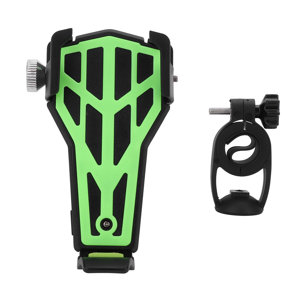 Pvc-mountainbike-handyhalterung, Handyhalterung Für Fahrradlenker (schwarz/grün)