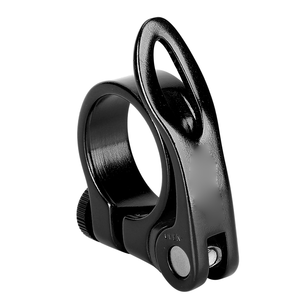 Schnellspann-sattelstützenklemme Aus Aluminiumlegierung (34,9 Mm) Für Mountainbikes Und Rennräder, Feste Sattelstützenklemme, Robustes Fahrradzubehör