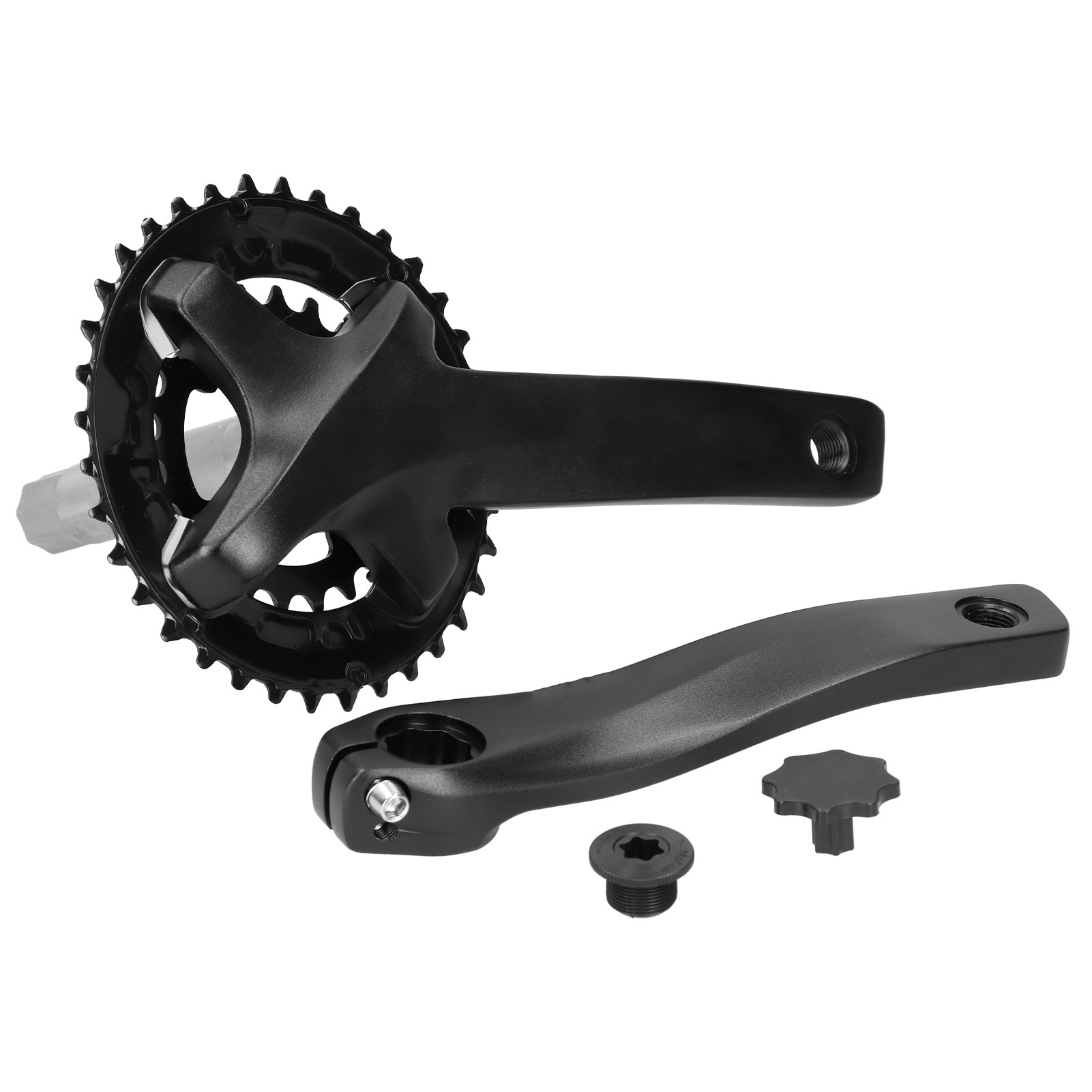 Meijun Zk-32 Mountainbike-kurbelgarnitur, 36 Zähne, 172,5 Mm, Kurbelarme Aus Vollaluminiumlegierung