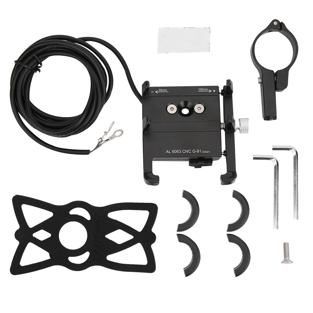 Handyhalterung Für Motorrad/e-bike Mit Clip Aus Aluminiumlegierung Für Navigation