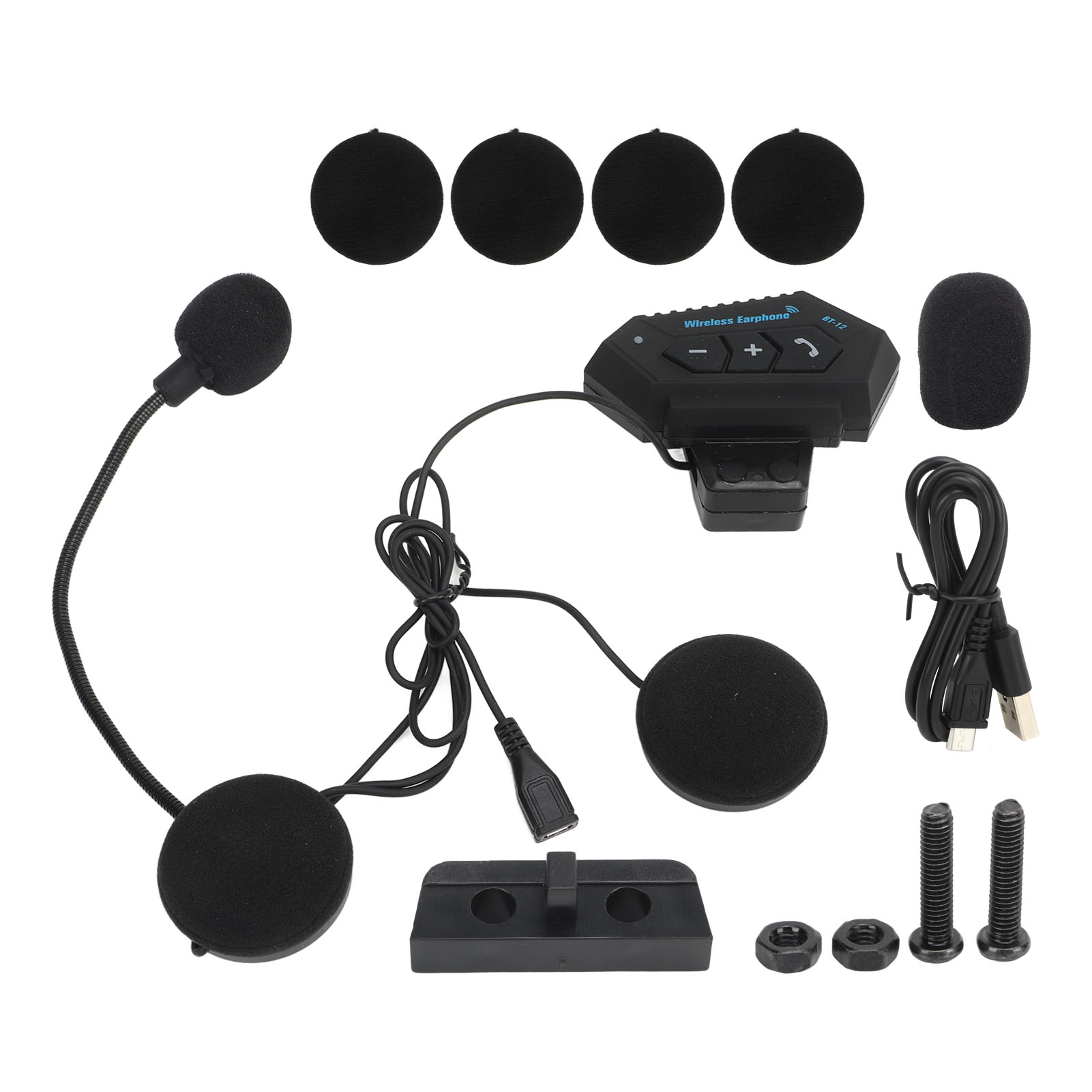 Motorrad-bluetooth-headset Mit Freisprecheinrichtung – Multifunktionale Stereo-kopfhörer Für Radfahrer Und Autofahrer