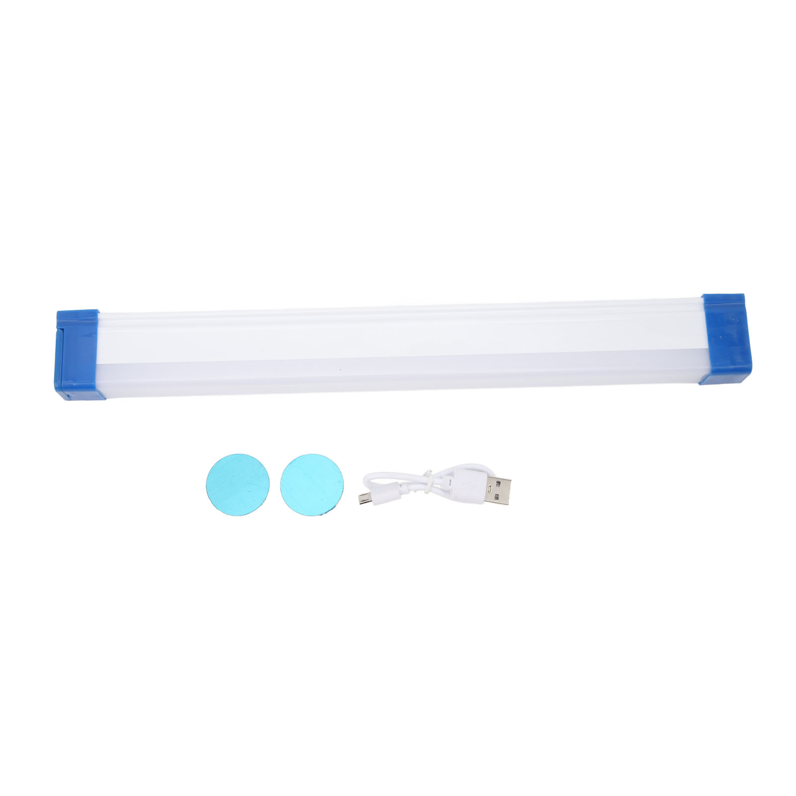 Notbeleuchtung Mit Led-röhre, Energiesparlampen, Usb-ladeanschluss Und Bewegungsmelder Für Nachtmarktstände Und Treppenhäuser.