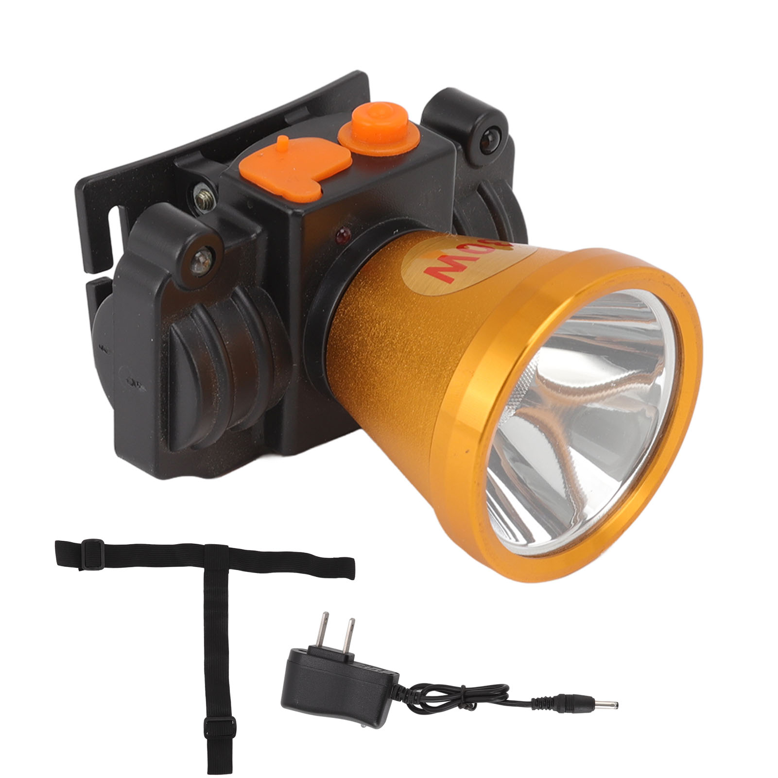 Hochleistungsfähige, Wiederaufladbare Led-stirnlampe Für Angeln Und Outdoor-aktivitäten, Wasserdicht, 2044 W, 100–240 V.