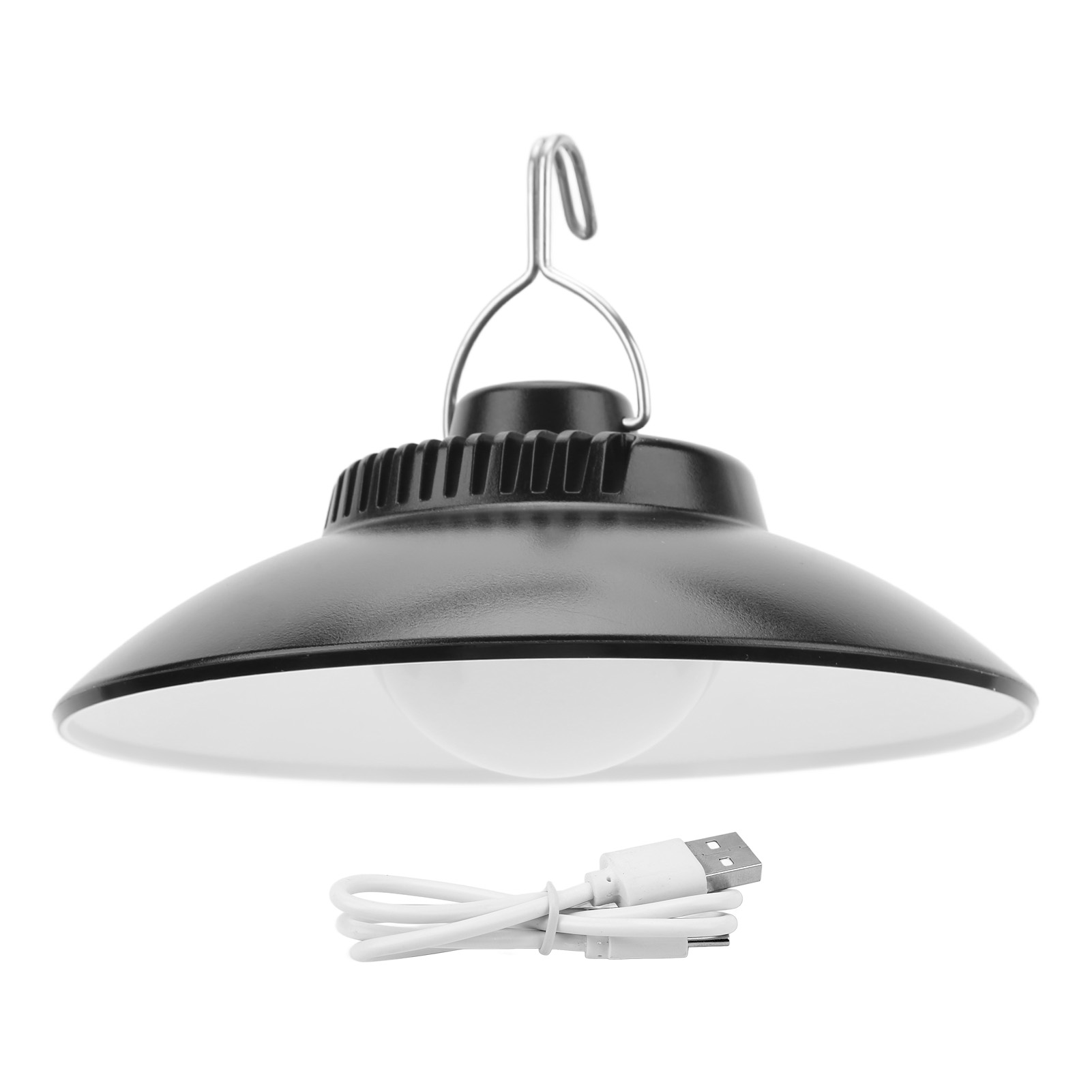 Tragbare, Per Usb Aufladbare Led-campinglampe, 2 Helligkeitsstufen, Wasserdicht, Mit Haken Für Zelt Und Outdoor-aktivitäten