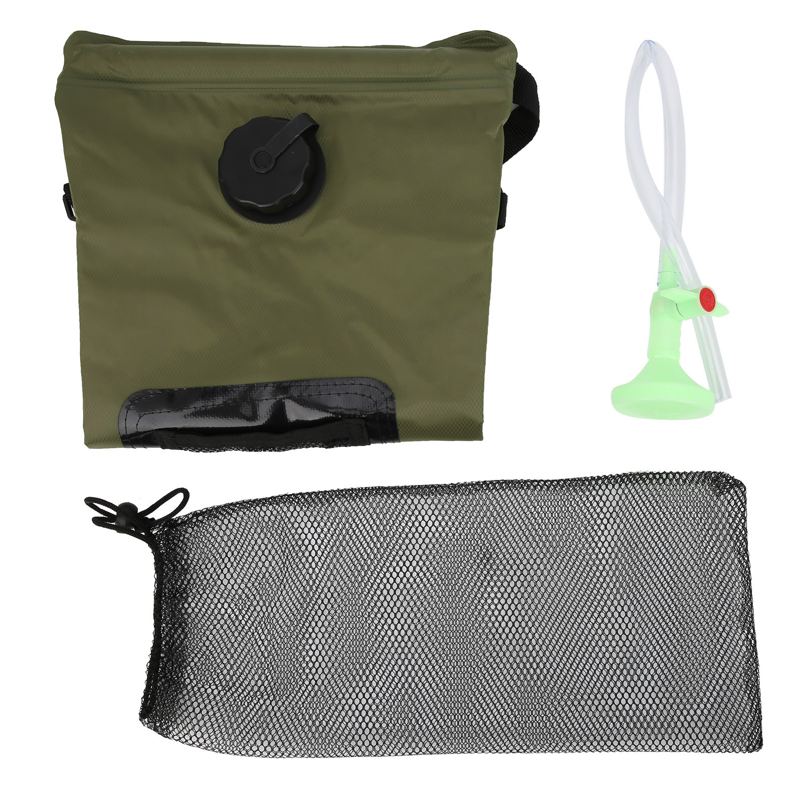 Tragbare Solarduschtasche Für Camping, Wandern Und Outdoor-aktivitäten, Solarbeheizter Wassertank