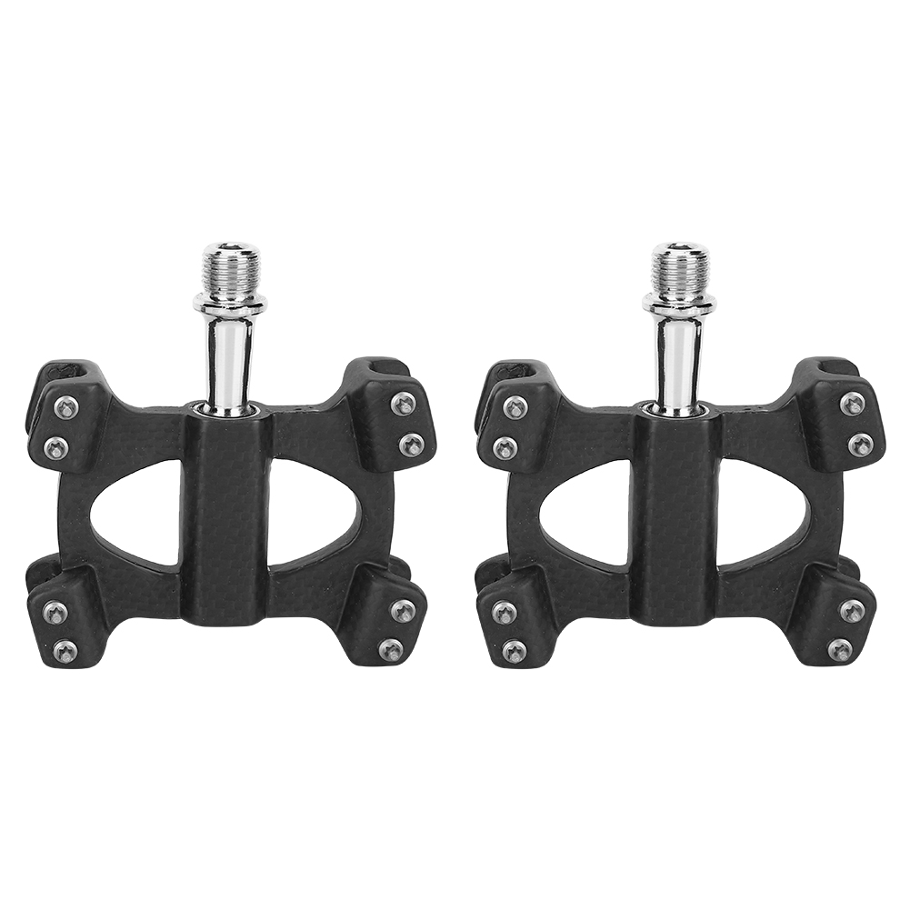 Paar Rennradpedale Aus 3k-matt-carbonfaser, Klapppedale Für Mountainbikes, Fahrradzubehör