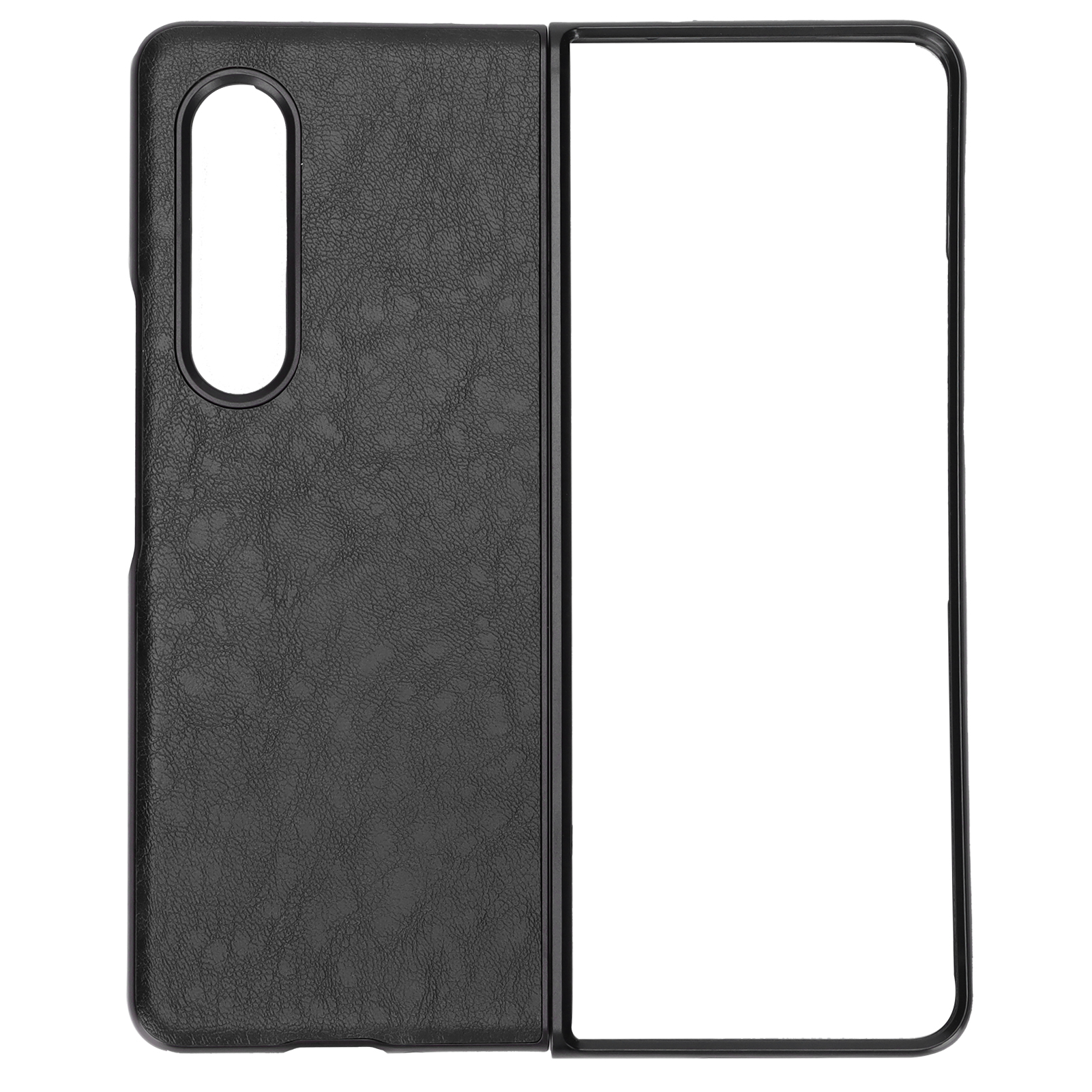 Robuste, Stoßfeste Lederhülle Für Samsung Galaxy Z Fold 3 – Stoßfester Smartphone-schutz