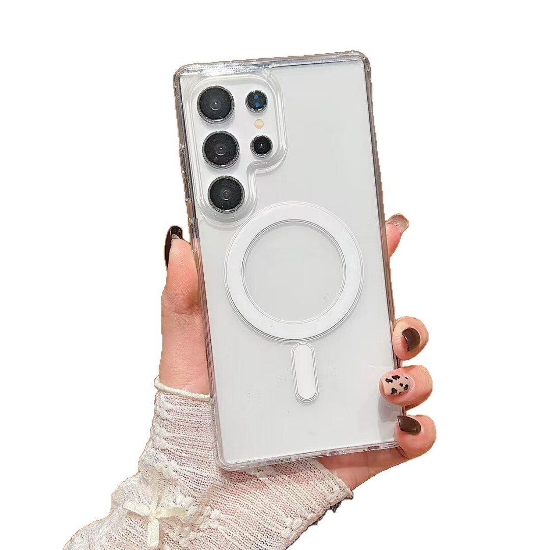 Magnetische Galaxy-hülle, Kompatibel Mit Magsafe-ladegerät Für Samsung Galaxy S24 Ultra