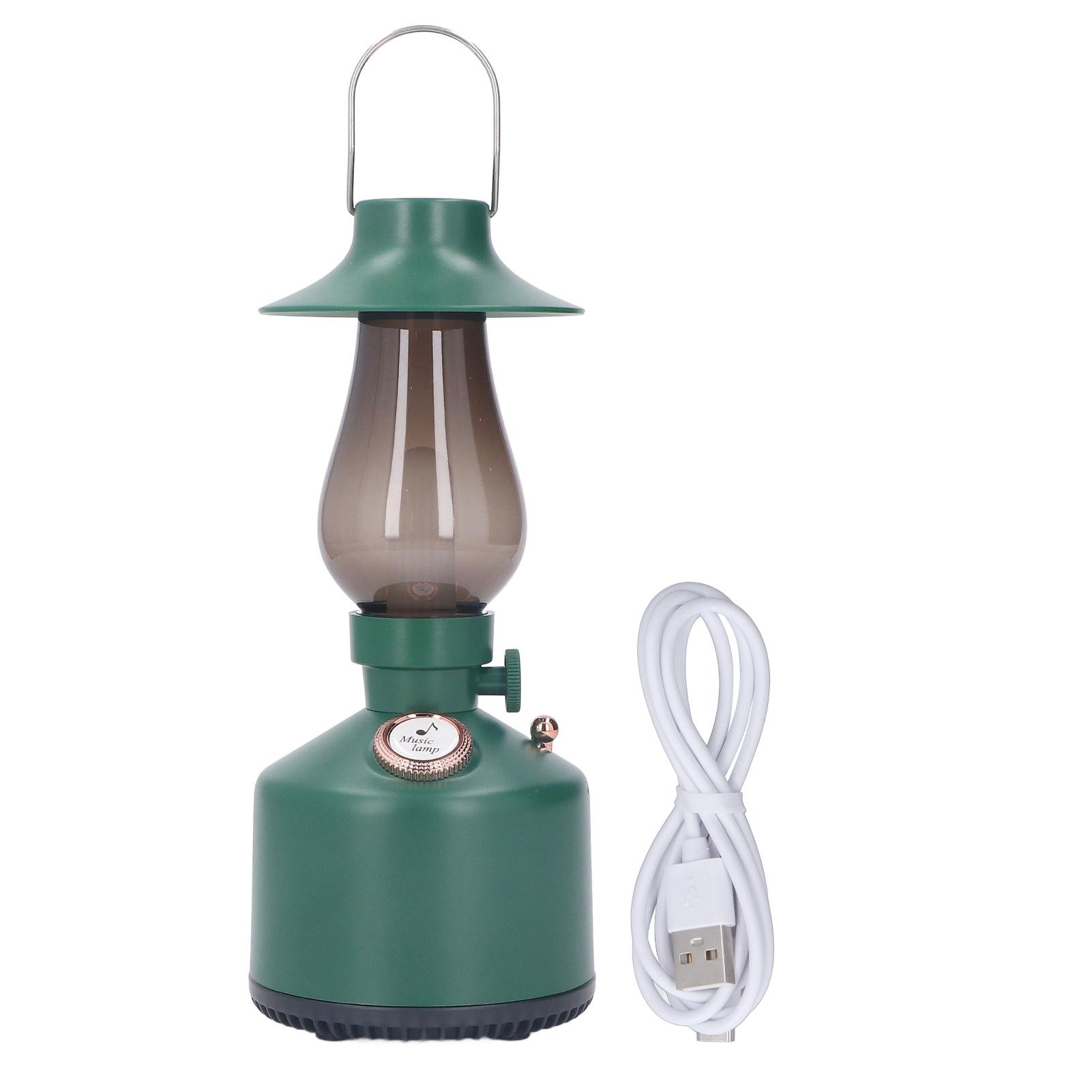 Retro-bluetooth-campinglaterne Mit 1200-mah-akku Für Den Garten