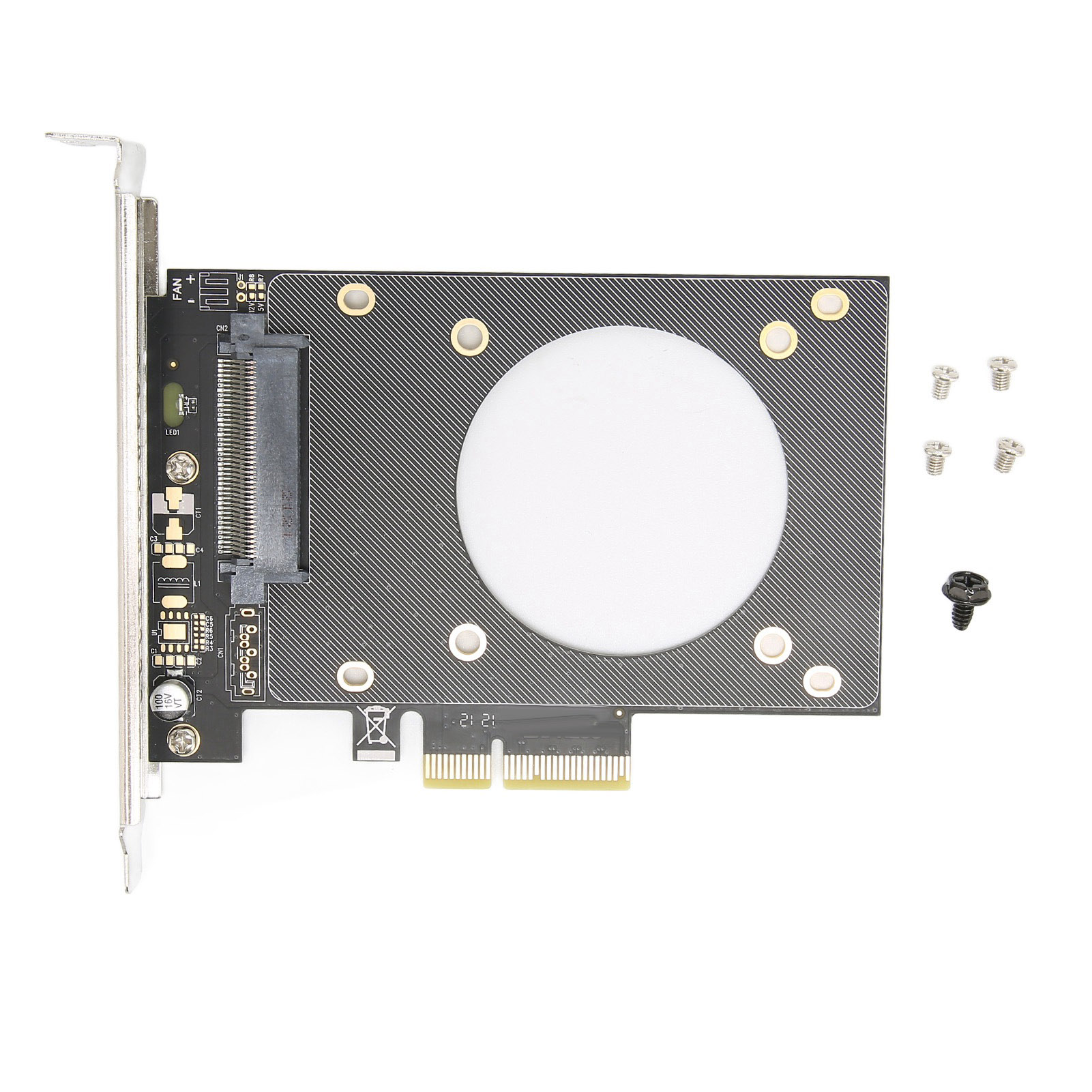 Pcie Nvme X4 Erweiterungskarte Mit Optimierter Wärmeableitung, Kompatibel Mit Windows Und Mac Os