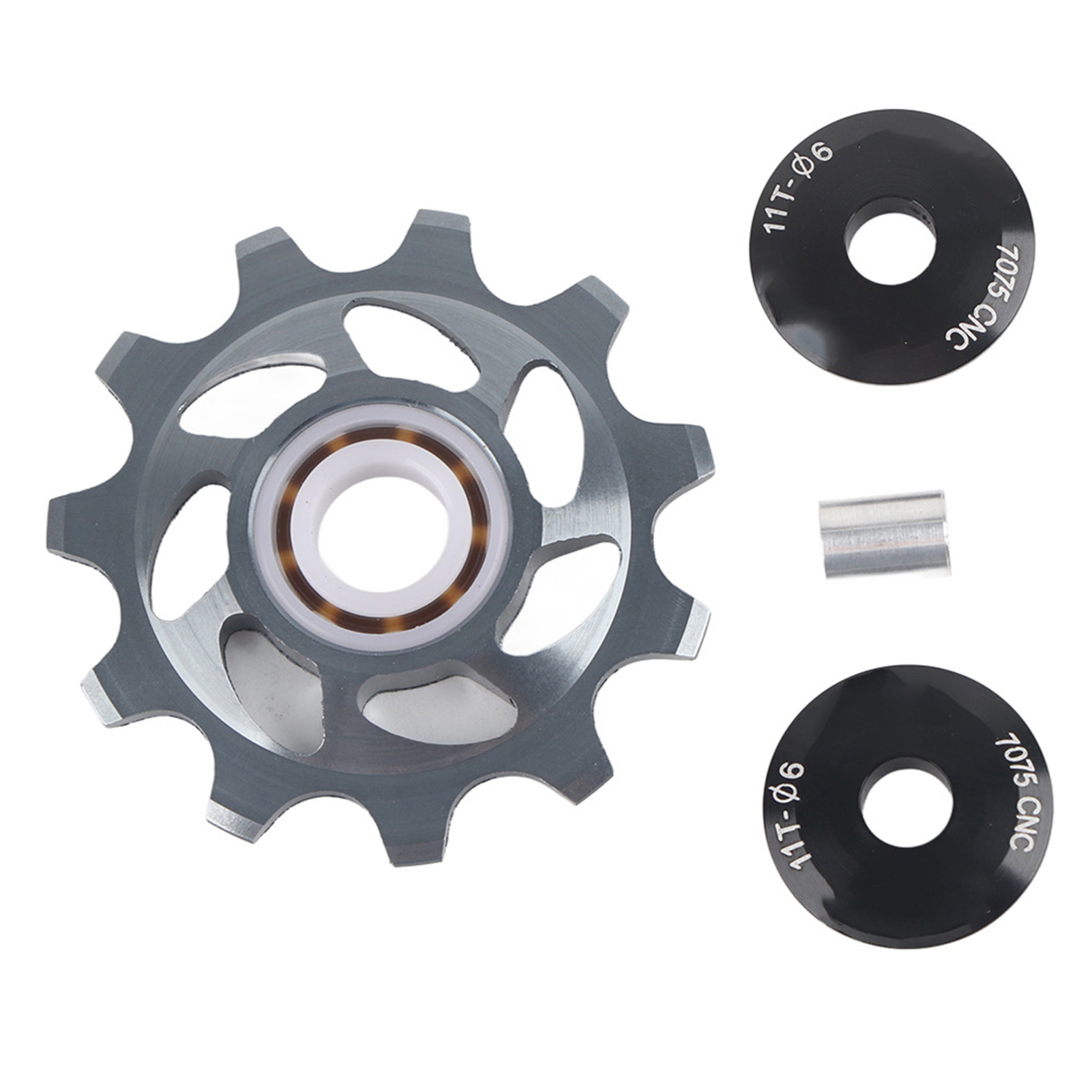 11t Schaltwerksröllchen Für Mountainbikes, Titanfarbe, Fahrradersatzteile