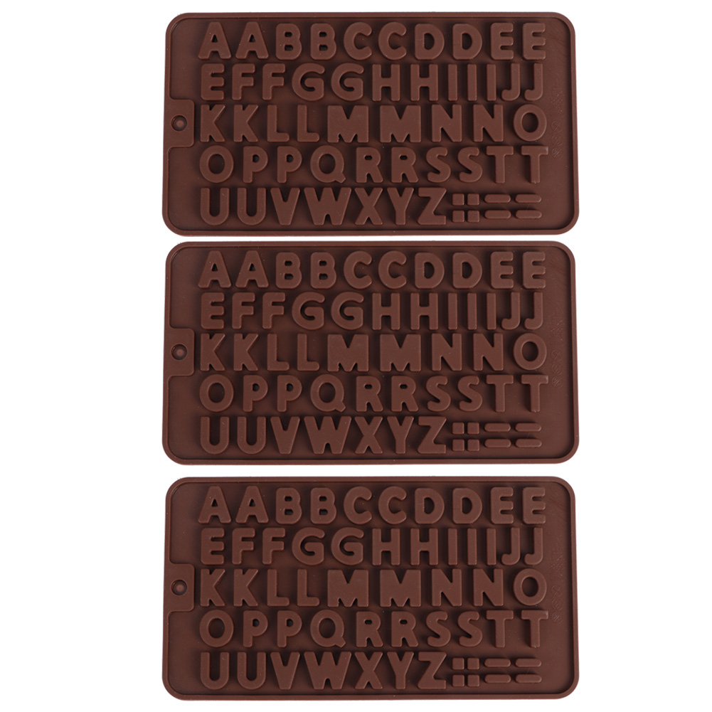 Silikonformen Für Schokolade Und Kuchen In Form Englischer Buchstaben – Diy-backset