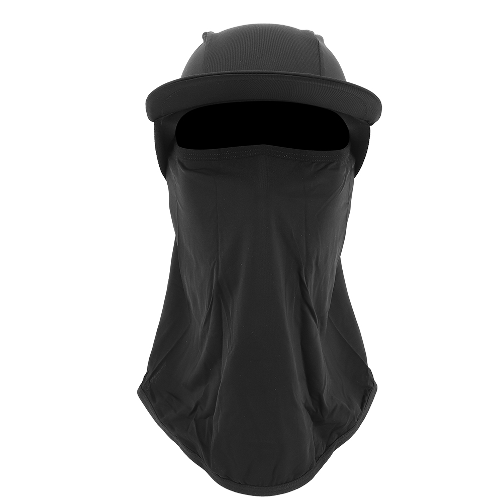 Kühlende, Uv-schützende Gesichtsmaske Mit Visier Und Saugfähigem Rand Für Radfahren Und Laufen Im Sommer