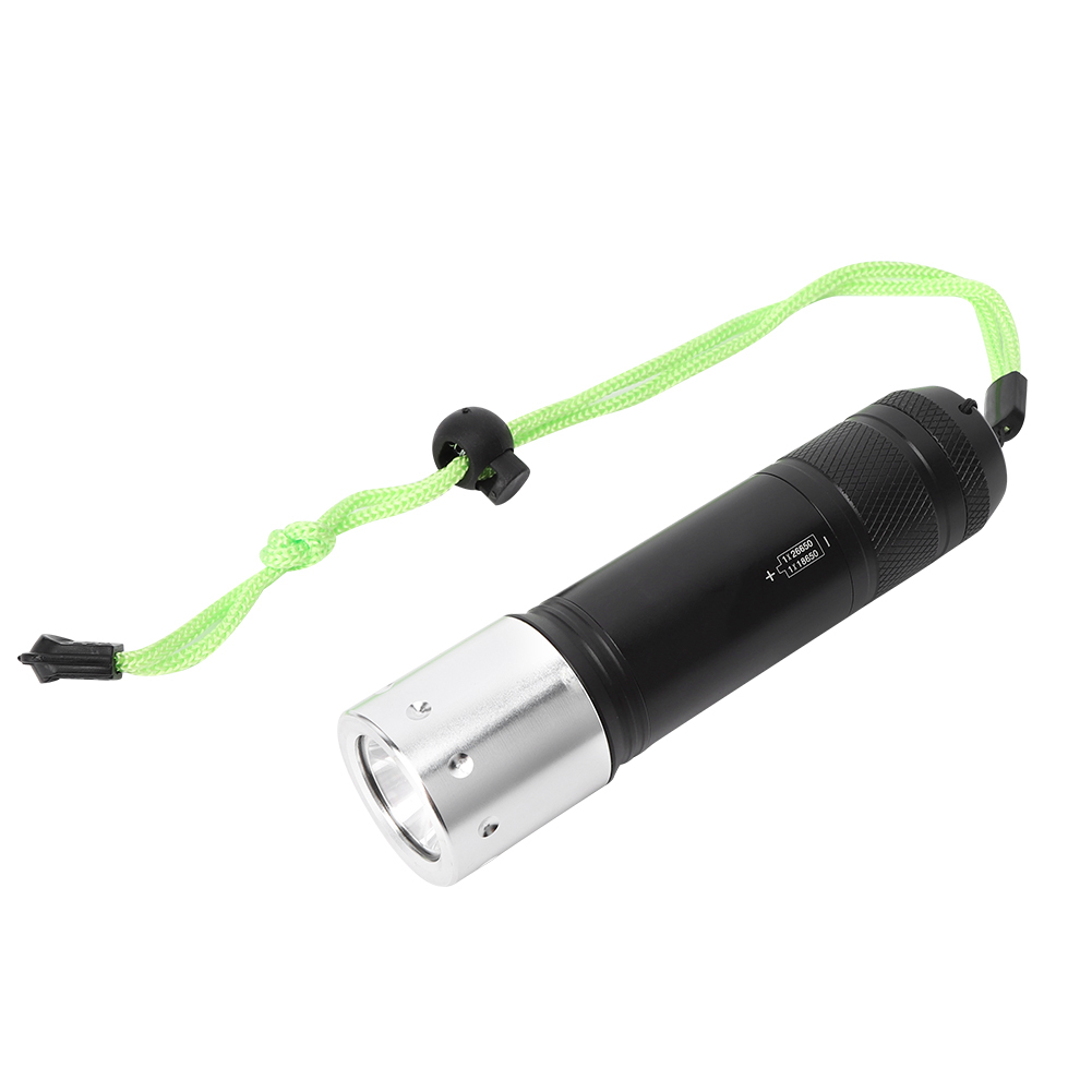 Taucherlampe Aus Aluminiumlegierung, Leistungsstarke, Wasserdichte Lampe Für Wassersport Und Outdoor-aktivitäten