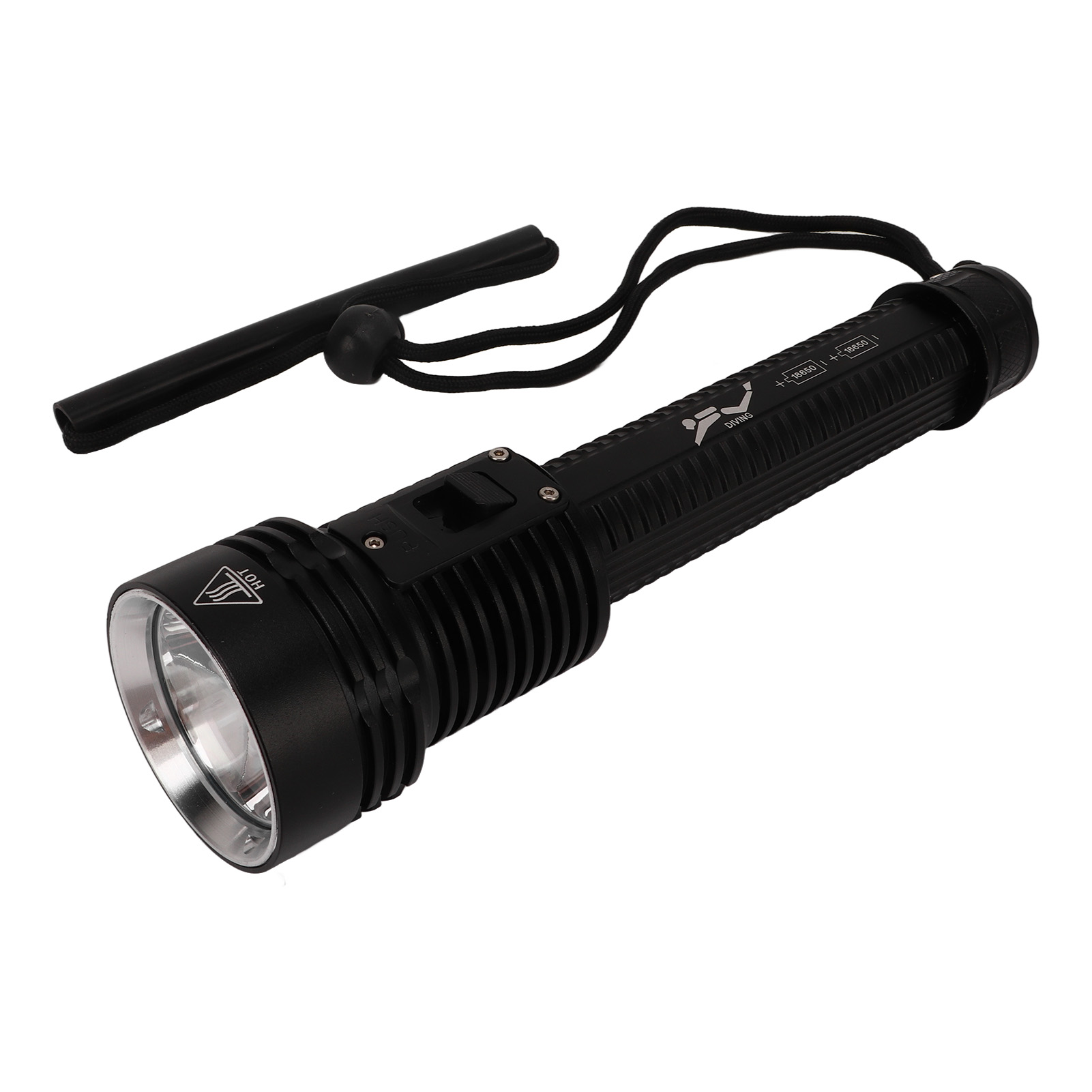T40 Tauchlampe Mit Magnetronschalter, Leistungsstark Und Ipx8 Wasserdicht, Ideal Zum Gerätetauchen Und Für Unterwasseraktivitäten.