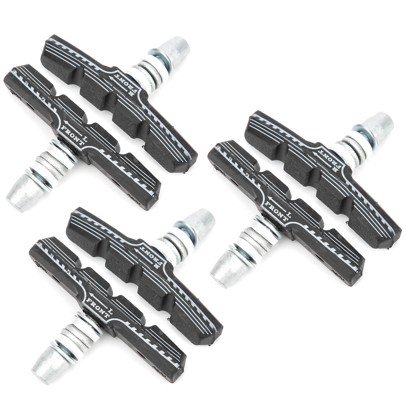 Paar Geräuschlose V-bremsbeläge Aus Gummi Für Mountainbikes, Falträder Und Motocross-räder