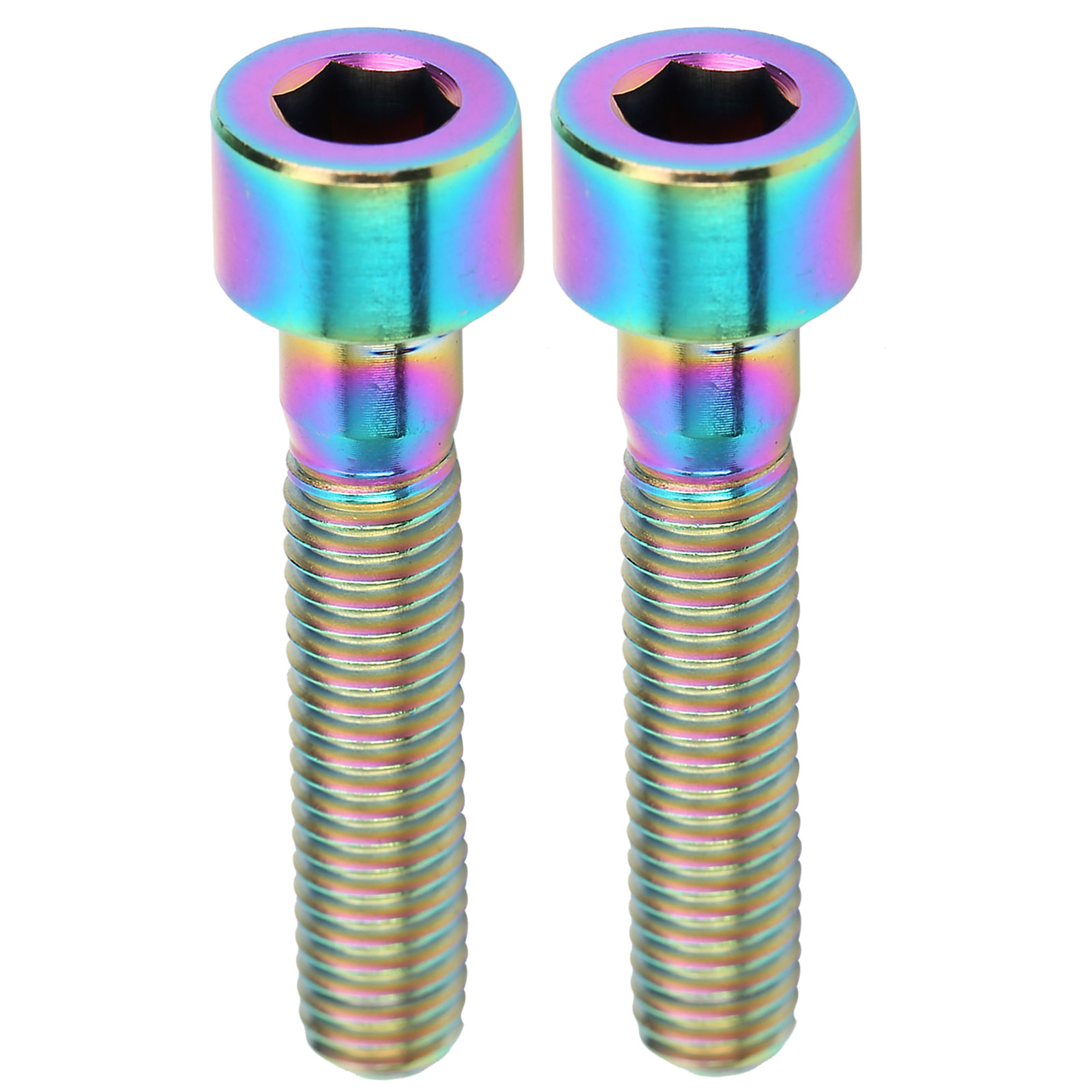 2-teilige M6x30-mm-vorbauschrauben Für Mountainbikes Und Rennräder, Schmale Lenkkopfschrauben, Leuchtende Farbe