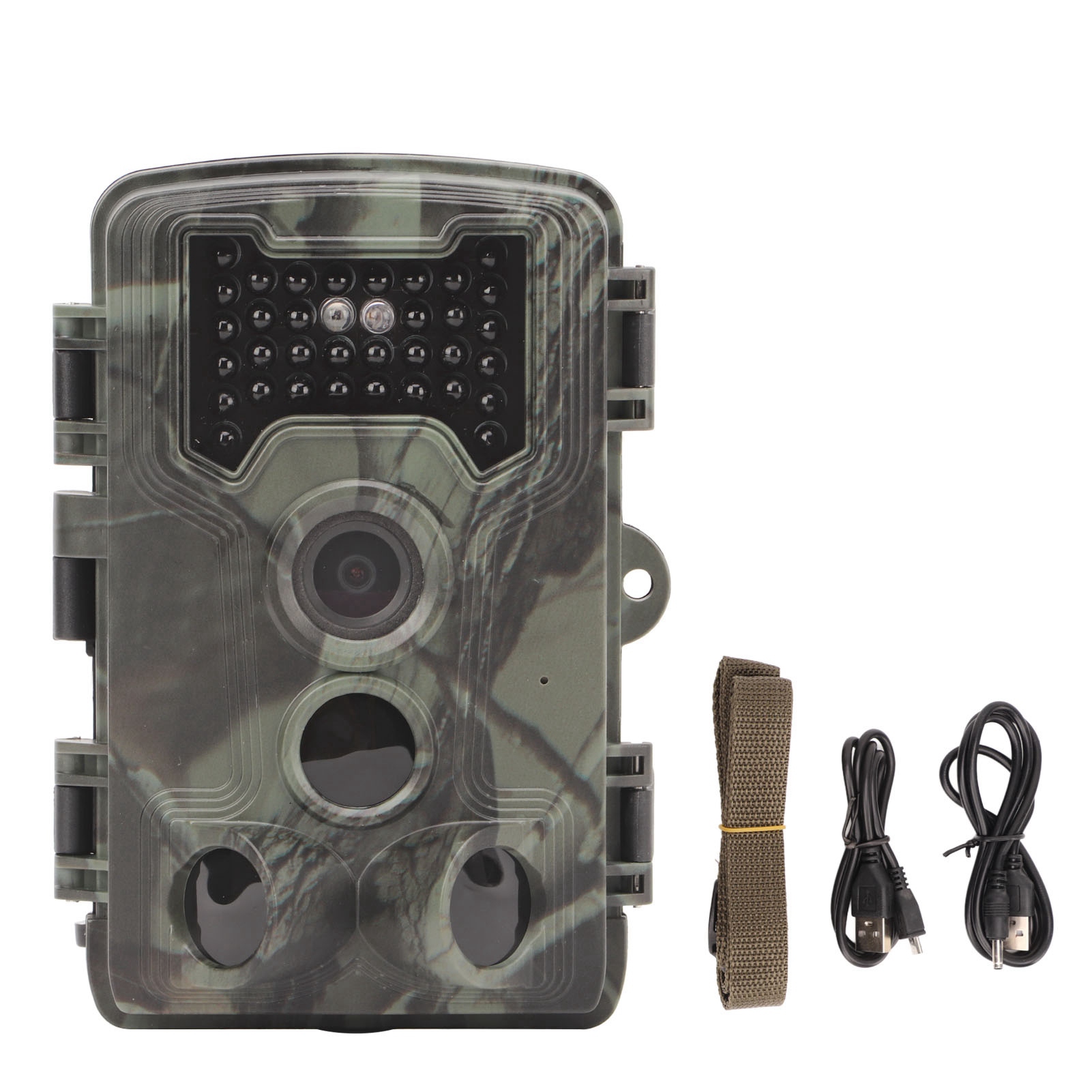 1080p 36mp Infrarot-jagdkamera, Ip66 Wasserdicht, Automatische Erkennung, 120° Weitwinkel Für Wildtierbeobachtung