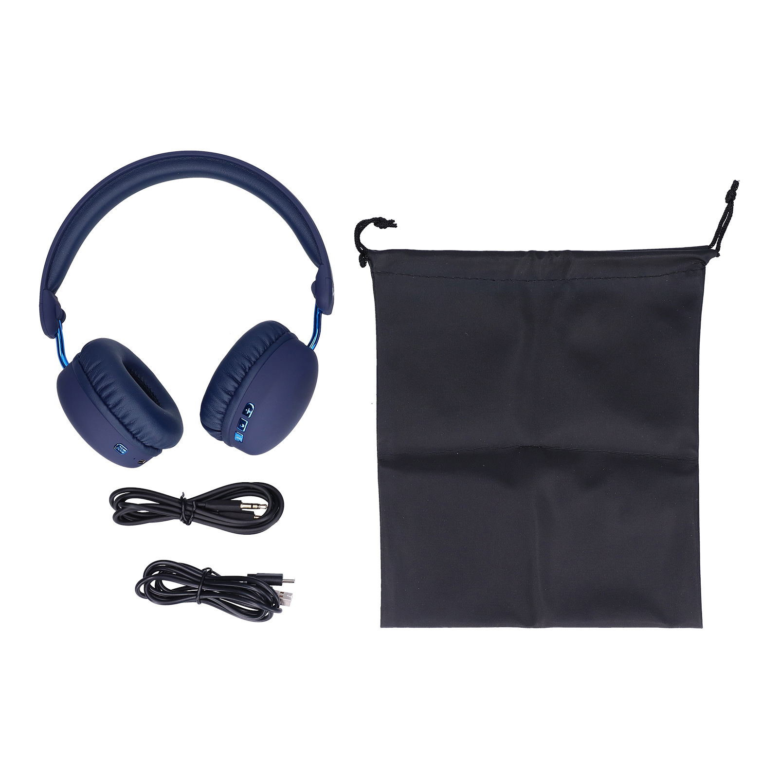 Kabellose Bluetooth-over-ear-kopfhörer Mit Geräuschunterdrückung, Faltbar Und Mit Tiefem Bass Für Pc, Laptop Und Computer