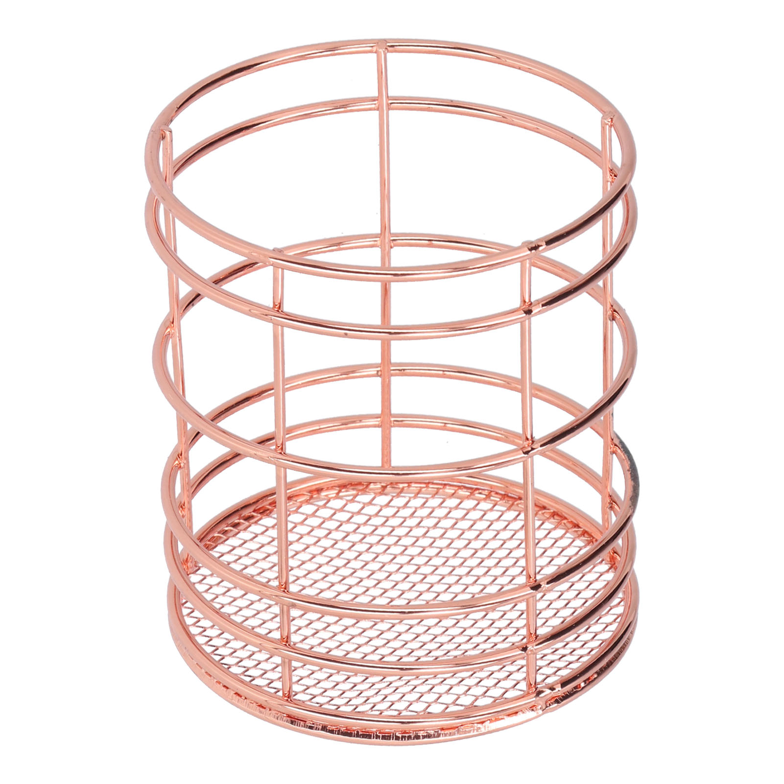 Runder, Hohler Essstäbchenhalter - Multifunktionaler Stiftehalter Für Büro, Küche Und Zuhause - Roségold (j13454cp)