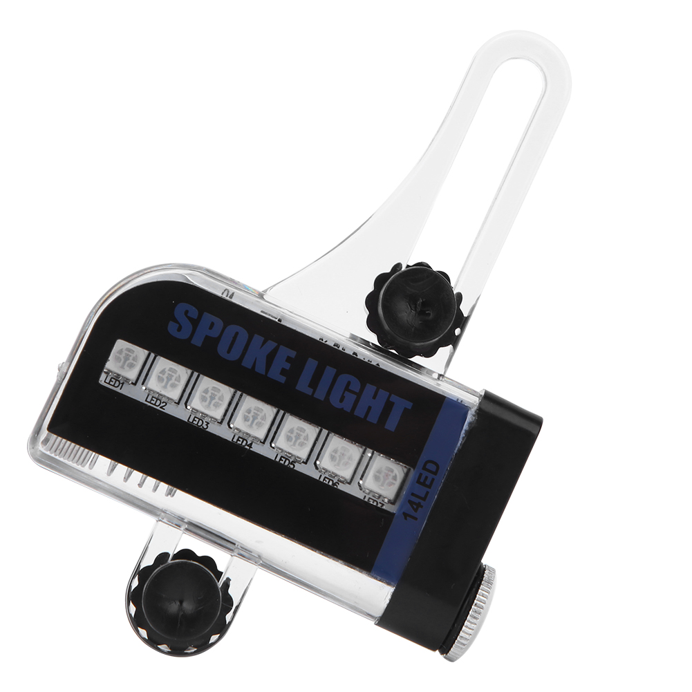 Rgb-led-speichenlichter Für Fahrräder, 14 Doppelseitige Lichter Für Mountainbikes Und Atvs