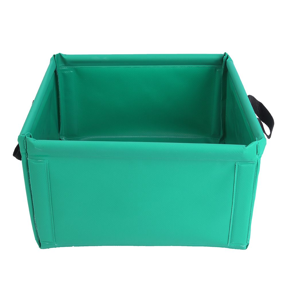 Großer, Faltbarer, Wasserdichter Pvc-eimer Für Camping, Reisen Und Picknicks