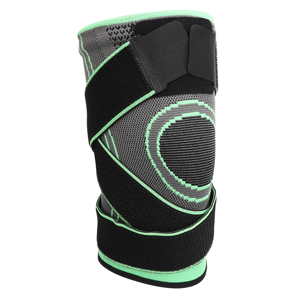 Outdoor-kompressions-sport-kniebandage Mit Fixiergurt Für Fitnesstraining