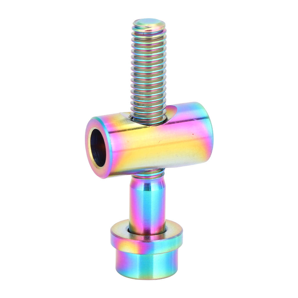 M5x30/35/40mm Titanlegierungsschraube Für Fahrradsattelstütze, Rundkopf-regenbogenschraube (m5x30)
