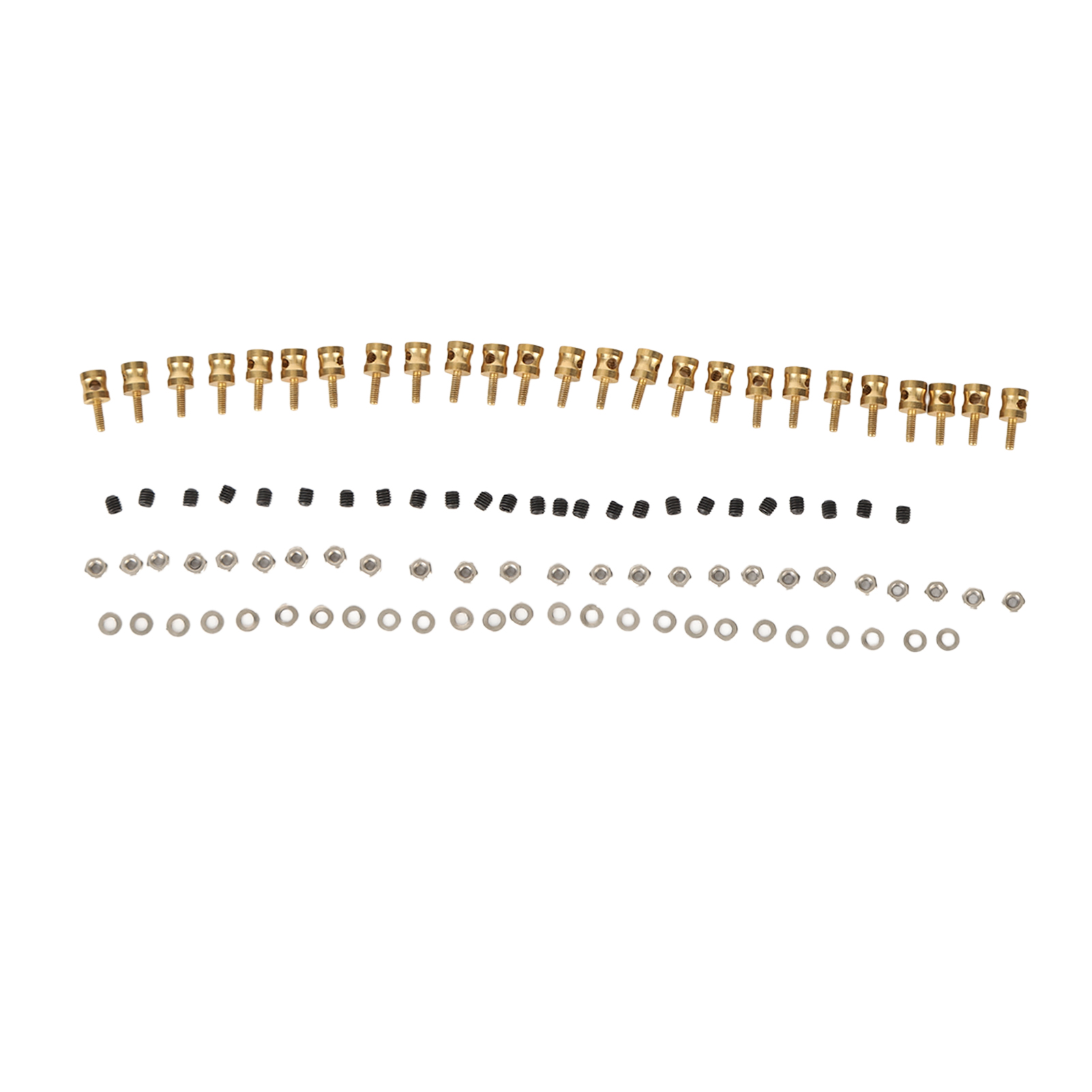 Schnellkupplungsverstellung Mit Anschlag Für Rc-modelle, Boote, Flugzeuge, Hubschrauber – 2,0 Mm/0,08 Zoll Stange Mit Schrauben, Muttern Und Dichtungen