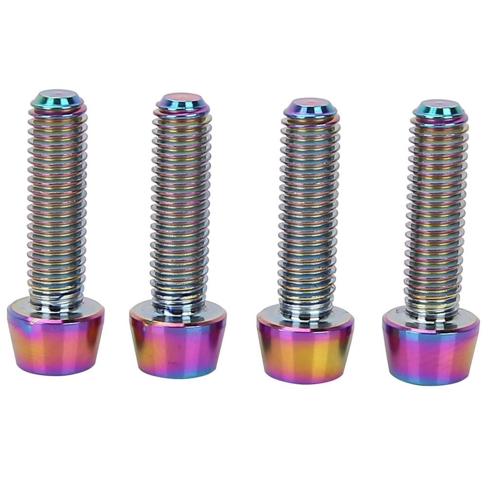 Stück Konische M5x18mm-schrauben Aus Titanlegierung Zur Befestigung An Mountainbikes Und Vorbauten