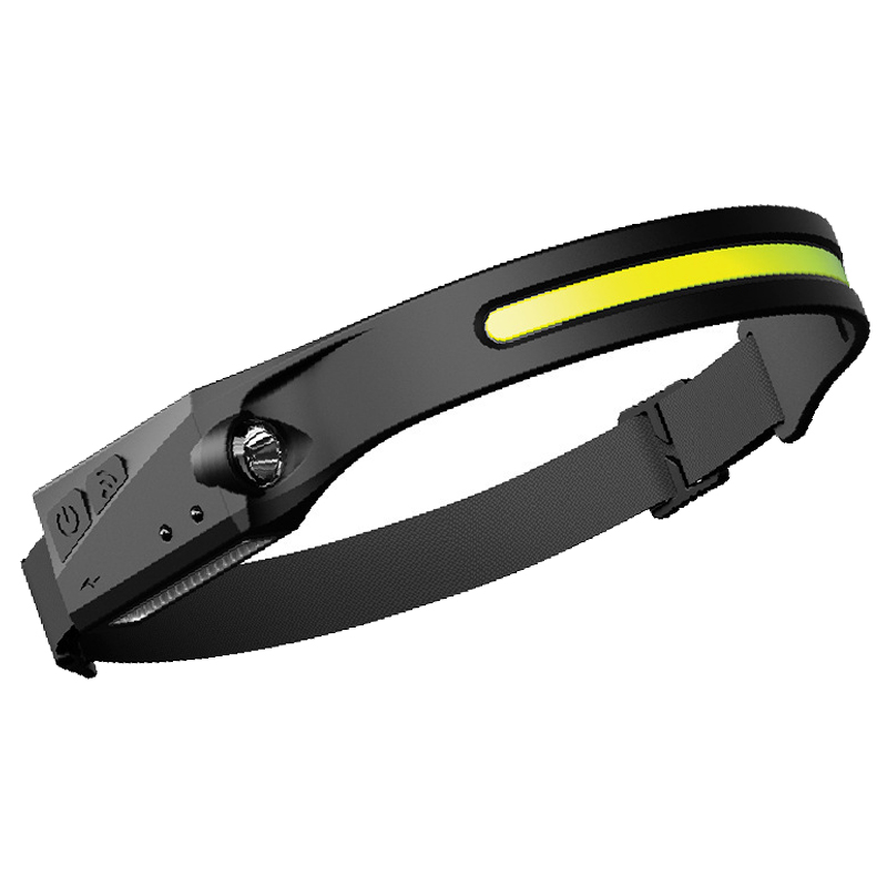 Wiederaufladbare Led-stirnlampe Mit Usb-anschluss Und Bewegungsmelder, Ideal Zum Angeln, Laufen Und Für Outdoor-aktivitäten.