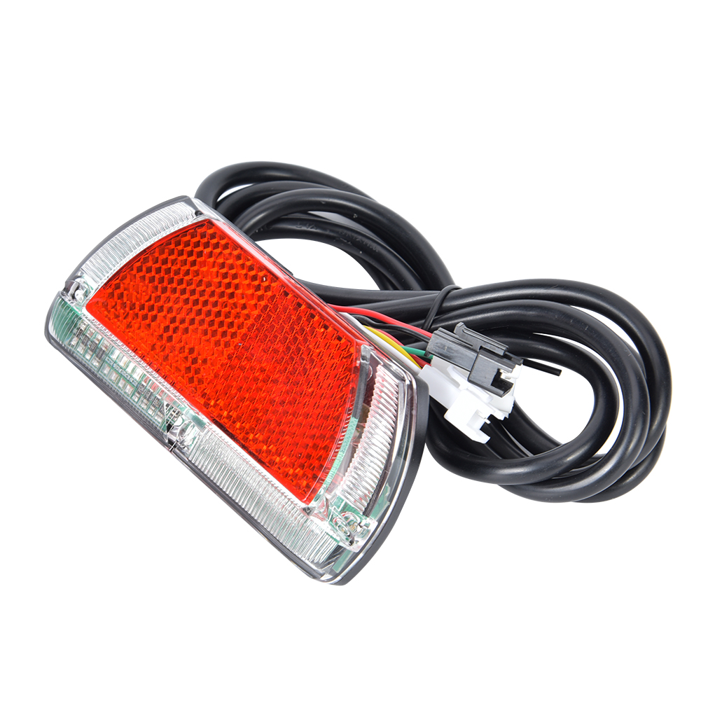 Universelle Led-rückleuchte Für E-bikes, Mit Blinkern Und Bremslichtern, 12–48 V