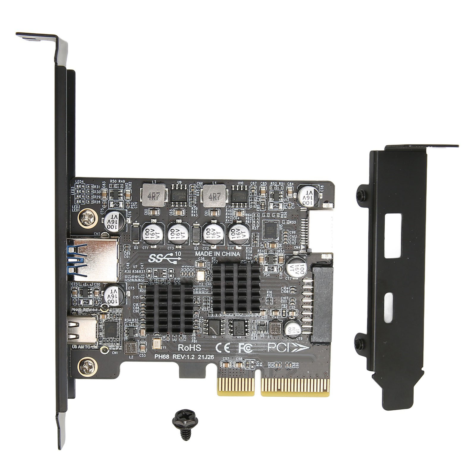 Pcie-zu-usb-3.0-10-gbit/s-erweiterungskarte, Vollständige Computerschnittstelle, Ultraschnelle Übertragungsrate