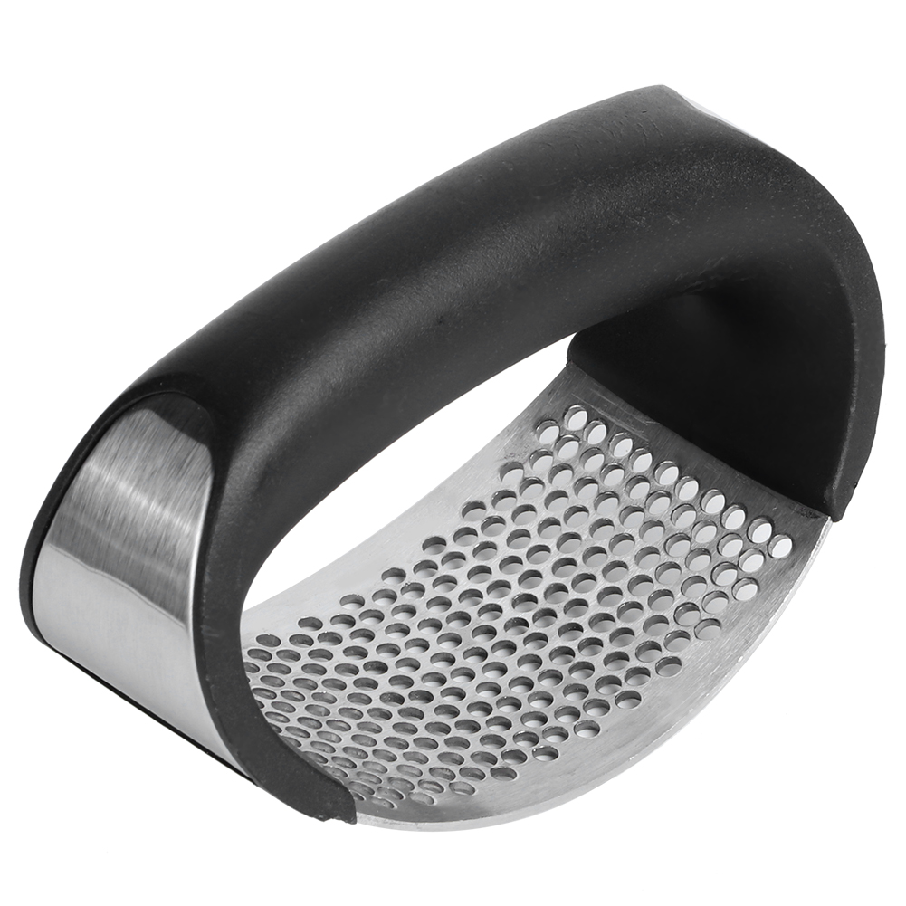 Knoblauchreibe Aus Edelstahl, Manuelle Knoblauchpresse Für Die Küche