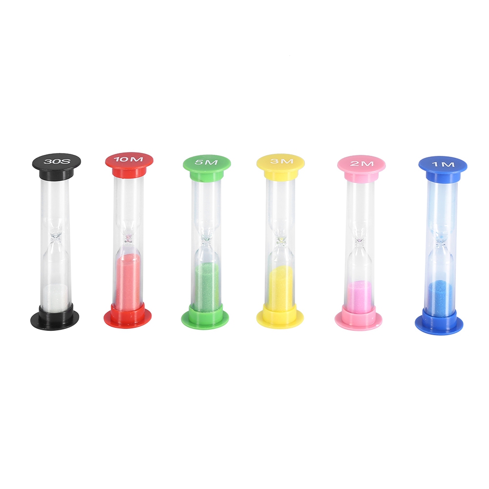 6-teiliges Backuhr-set Mit Sanduhren Für Gebäck, Spiele Und Dekoration