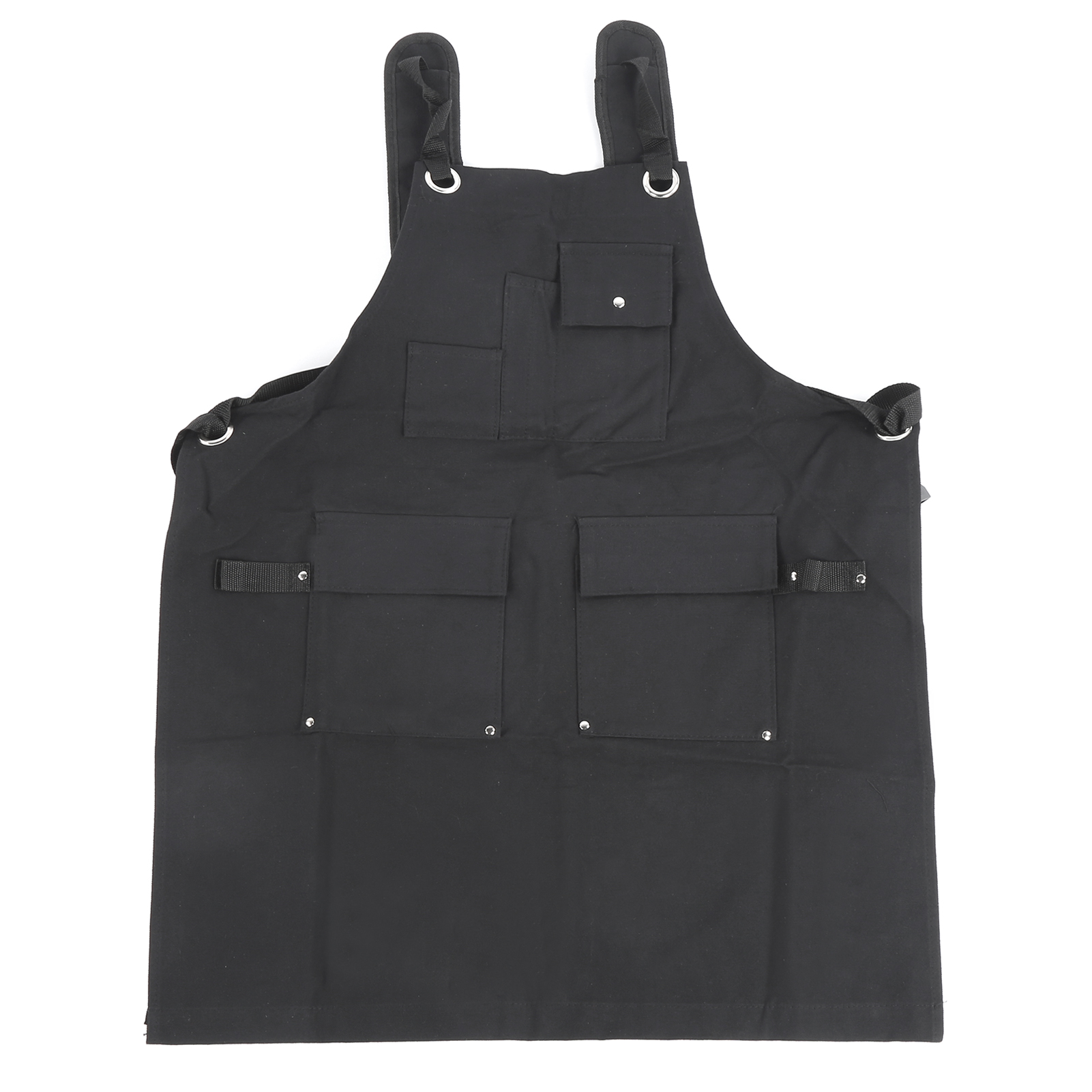 Robuste Arbeitsschürze Aus Canvas Für Camping Und Gartenarbeit, Werkzeugtaschen, Verstellbarer Riemen, Größe Xl